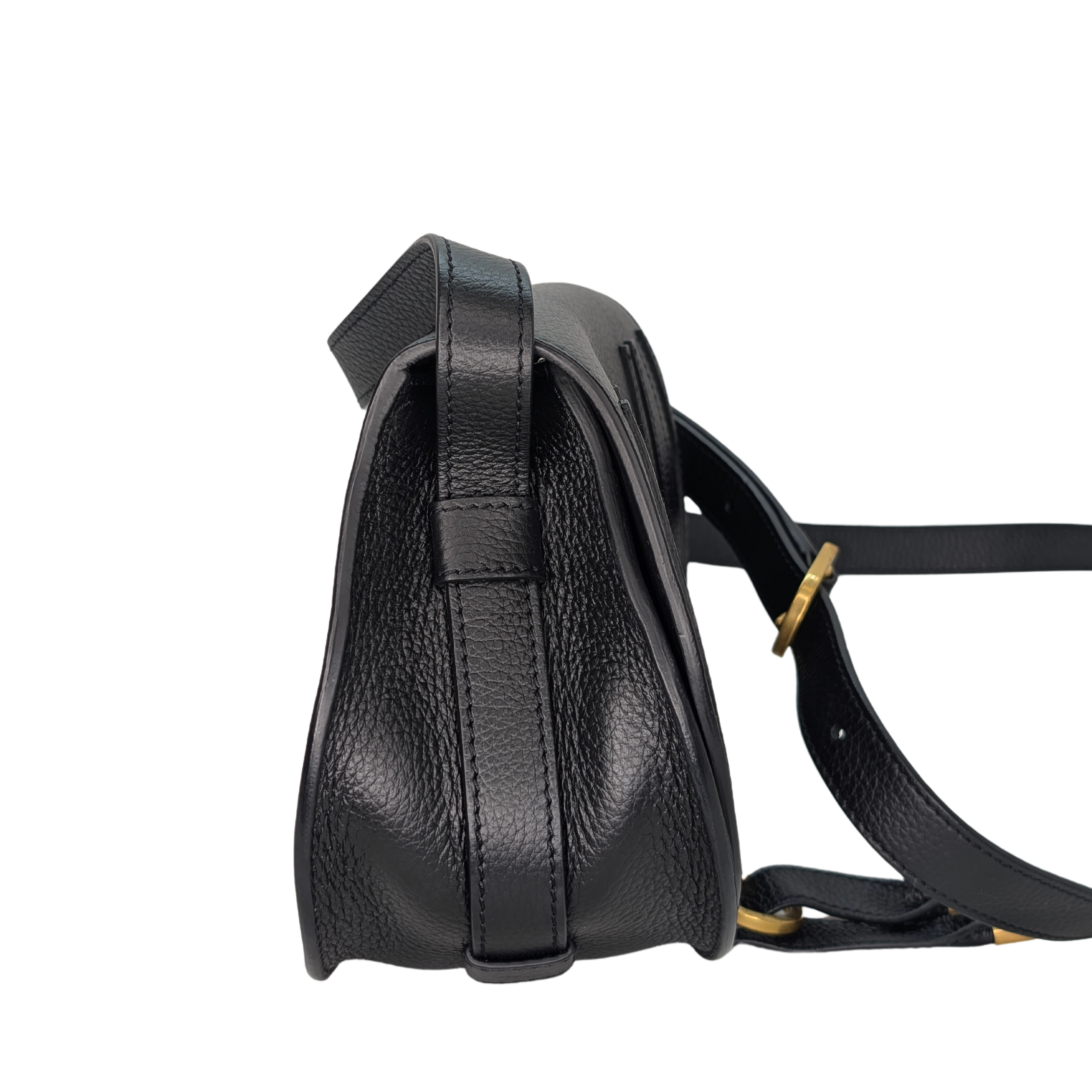 Chloe Marcie Saddle Small Bag Black