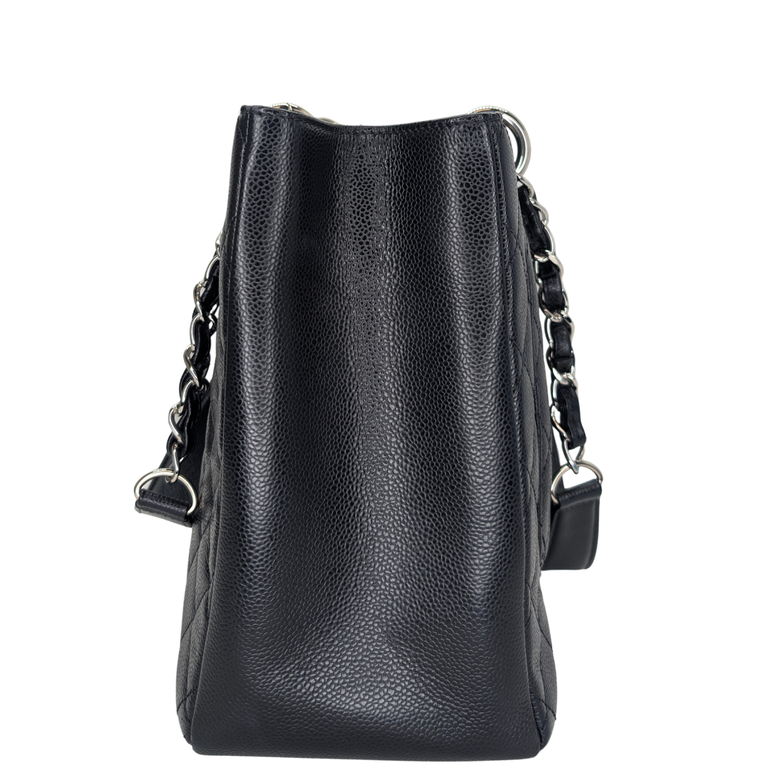 Chanel Quilted Caviar GST Grand Shopping Tote Black