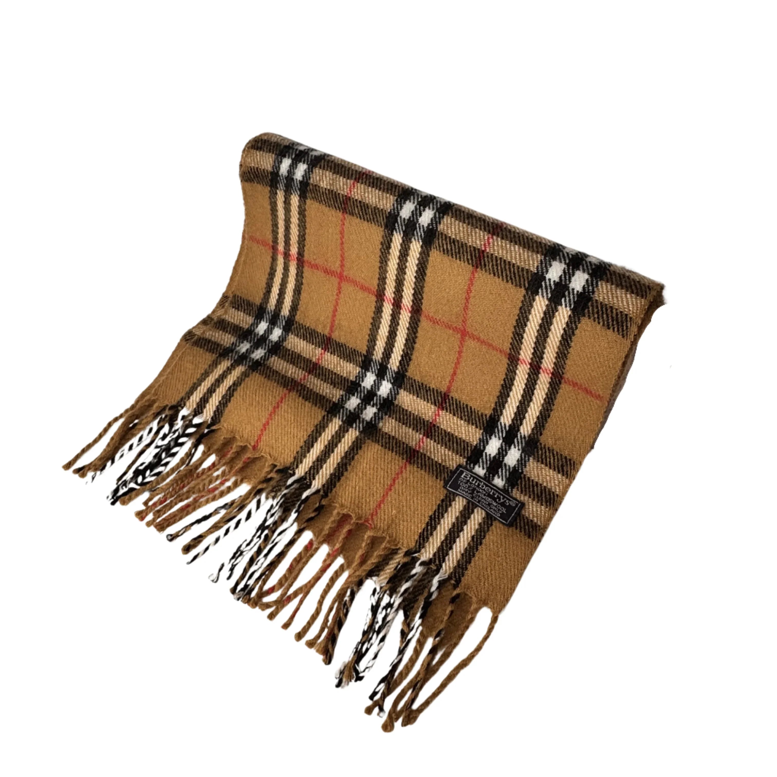 Burberry Lambswool Check Scarf - Lost Designer