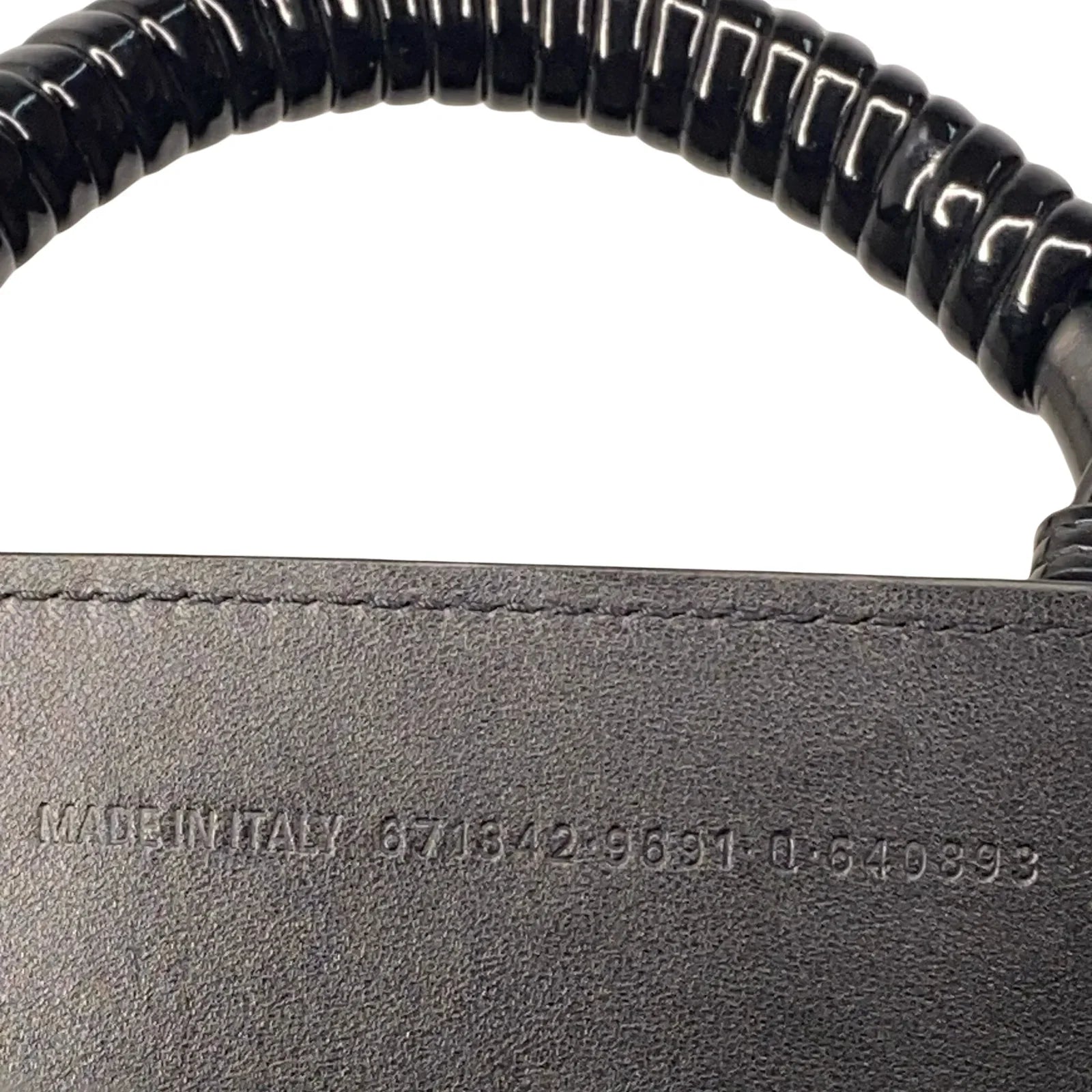 Balenciaga Bistro Panier Vinyl Tote Bag Crossbody Bag - Lost Designer