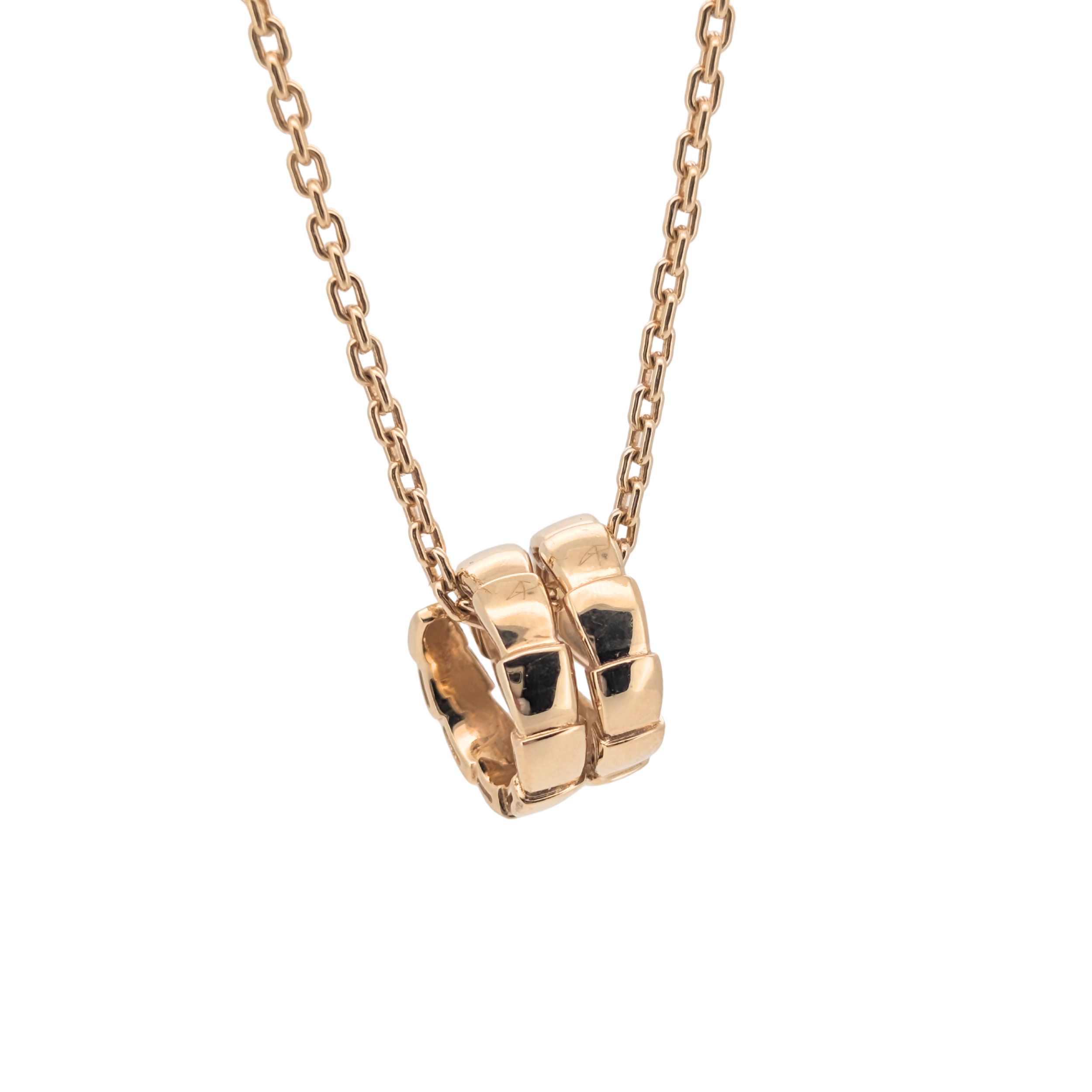Bvlgri Serpenti Viper Necklace Diamond 18k Yellow Gold