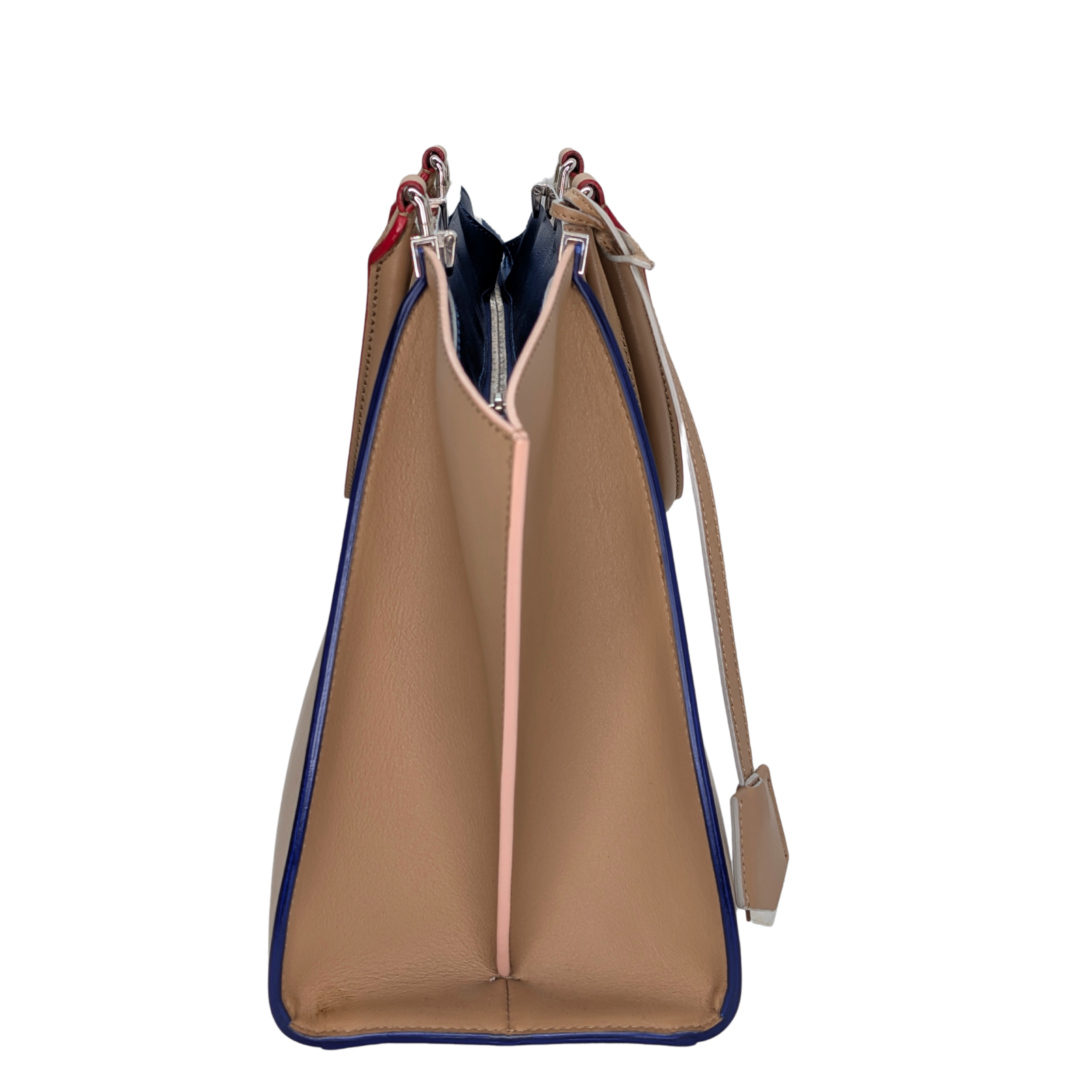 Fendi 3Jours Tote Bag Leather Camel Beige