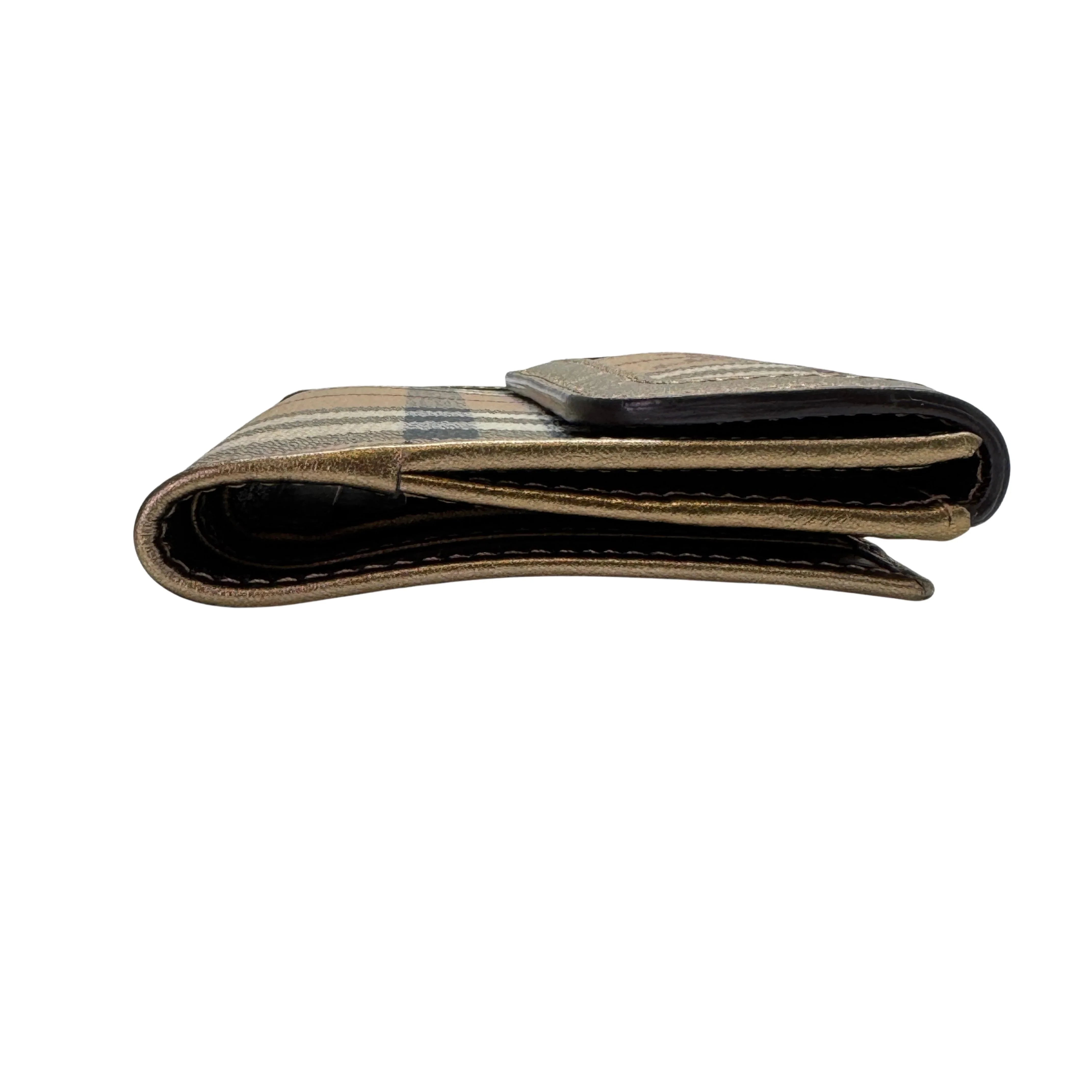 Burberry Wallet Leather Beige - Lost Designer