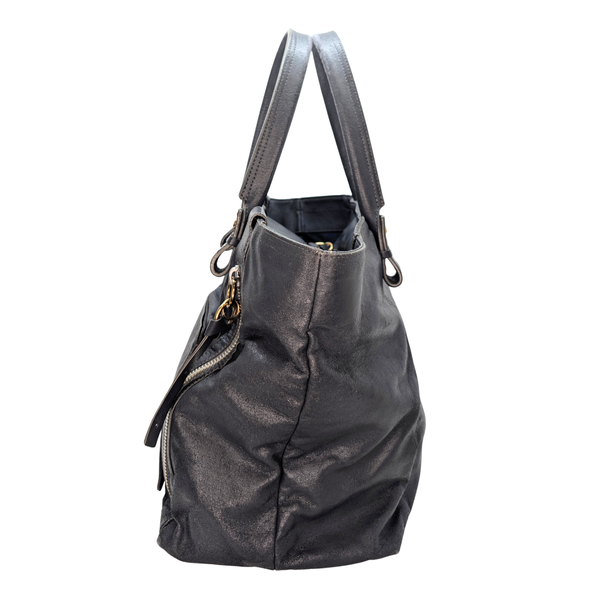 Chloe Eclipse Tote Bag Charcoal