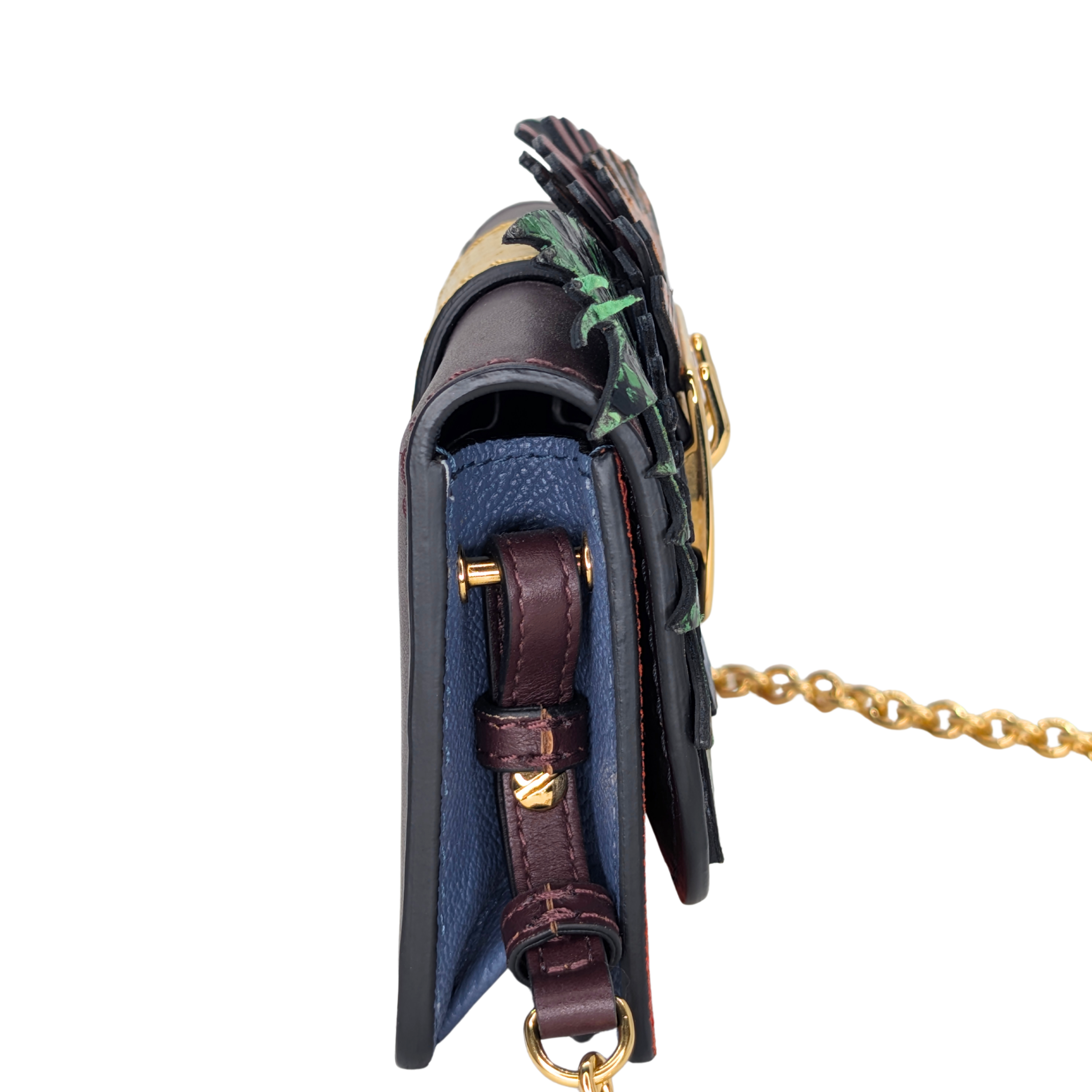 Burberry Mini Buckle Bag Owl Beasts Collection Crossbody Bag