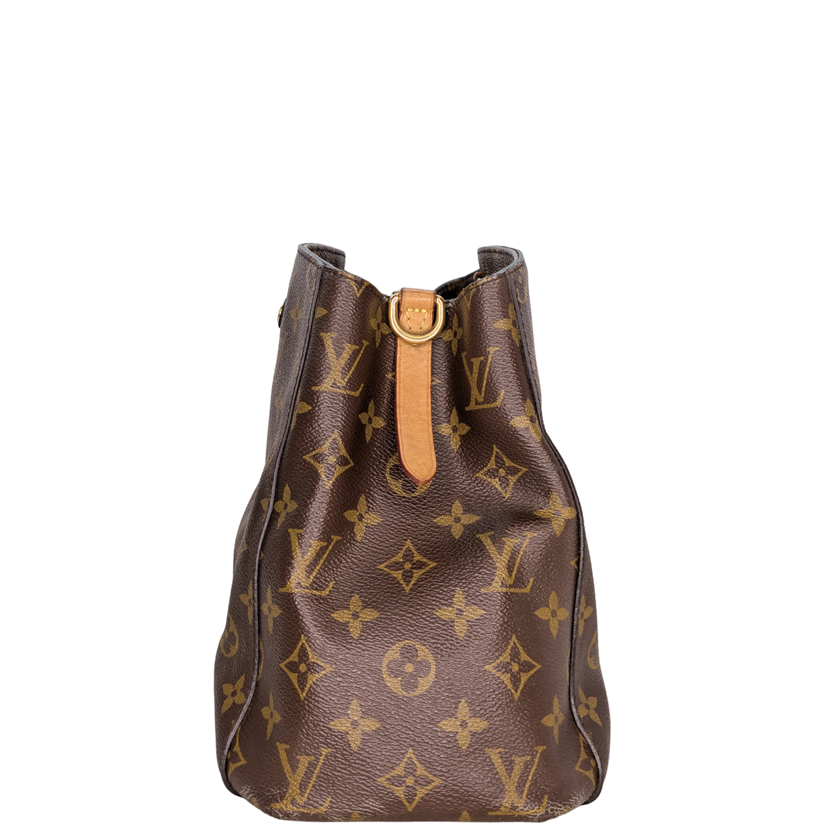 Louis Vuitton Monogram Montaigne MM Handbag Shoulder Bag Brown