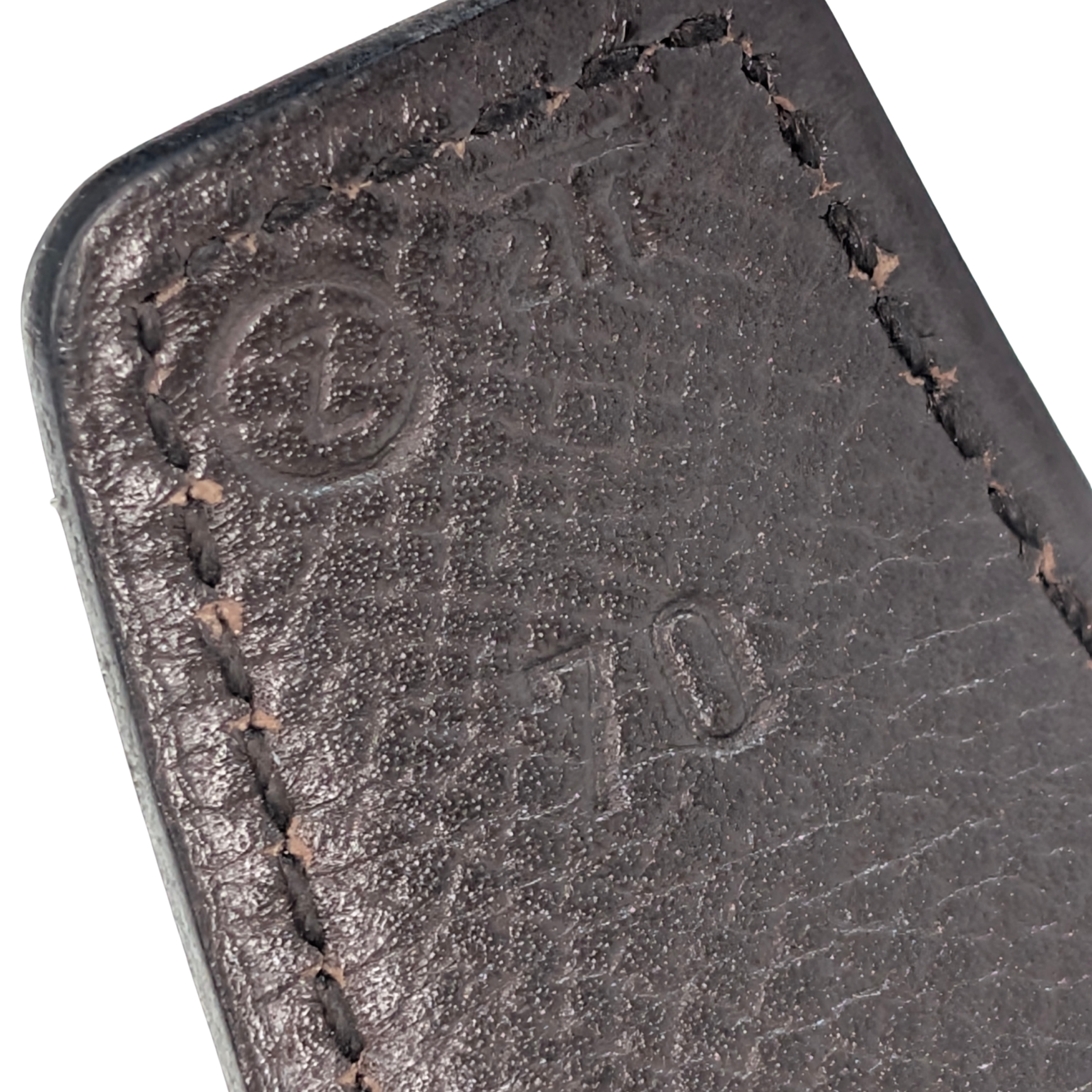 Hermes H Leather Belt Black 70
