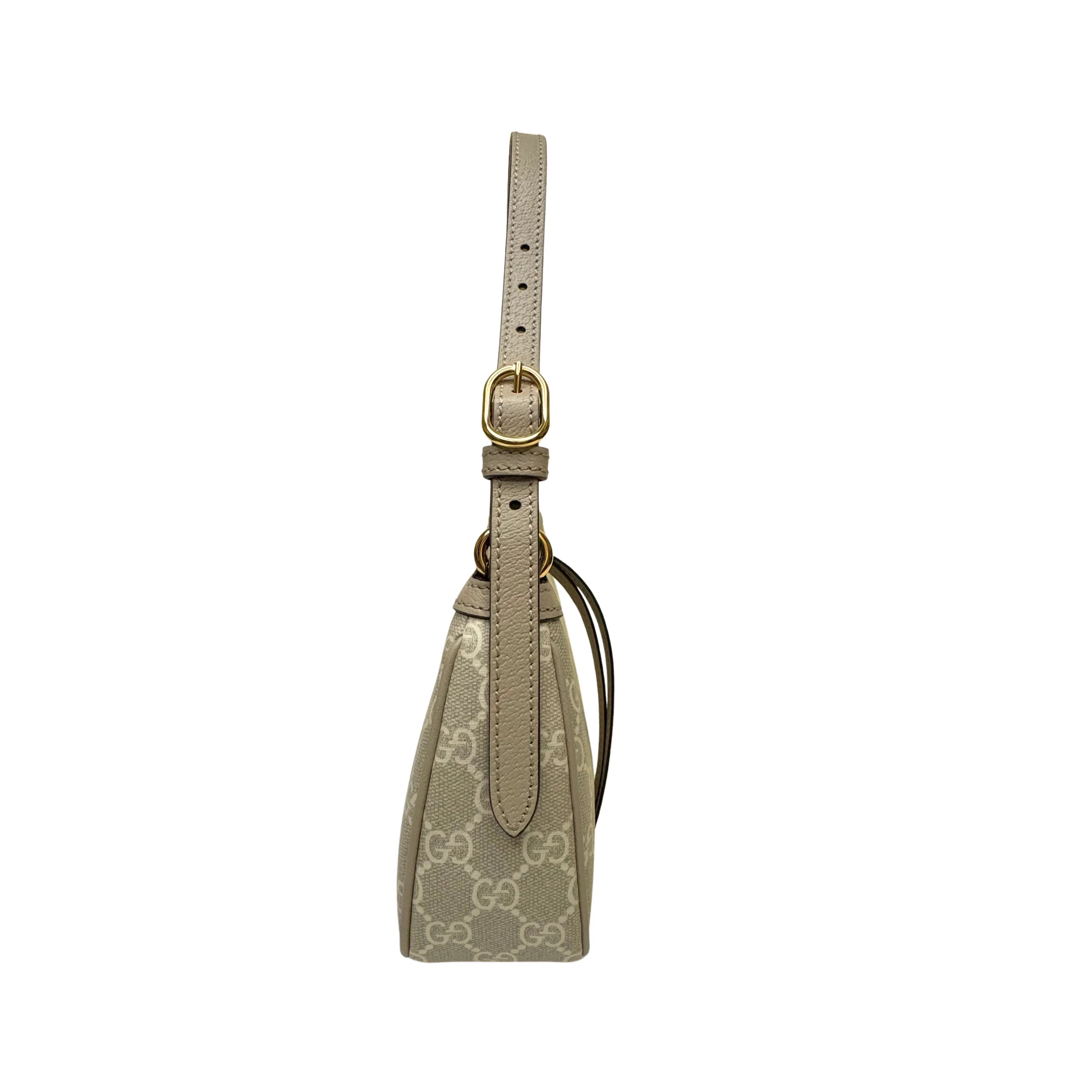 Gucci Ophidia Shoulder Bag GG Supreme Beige - Lost Designer