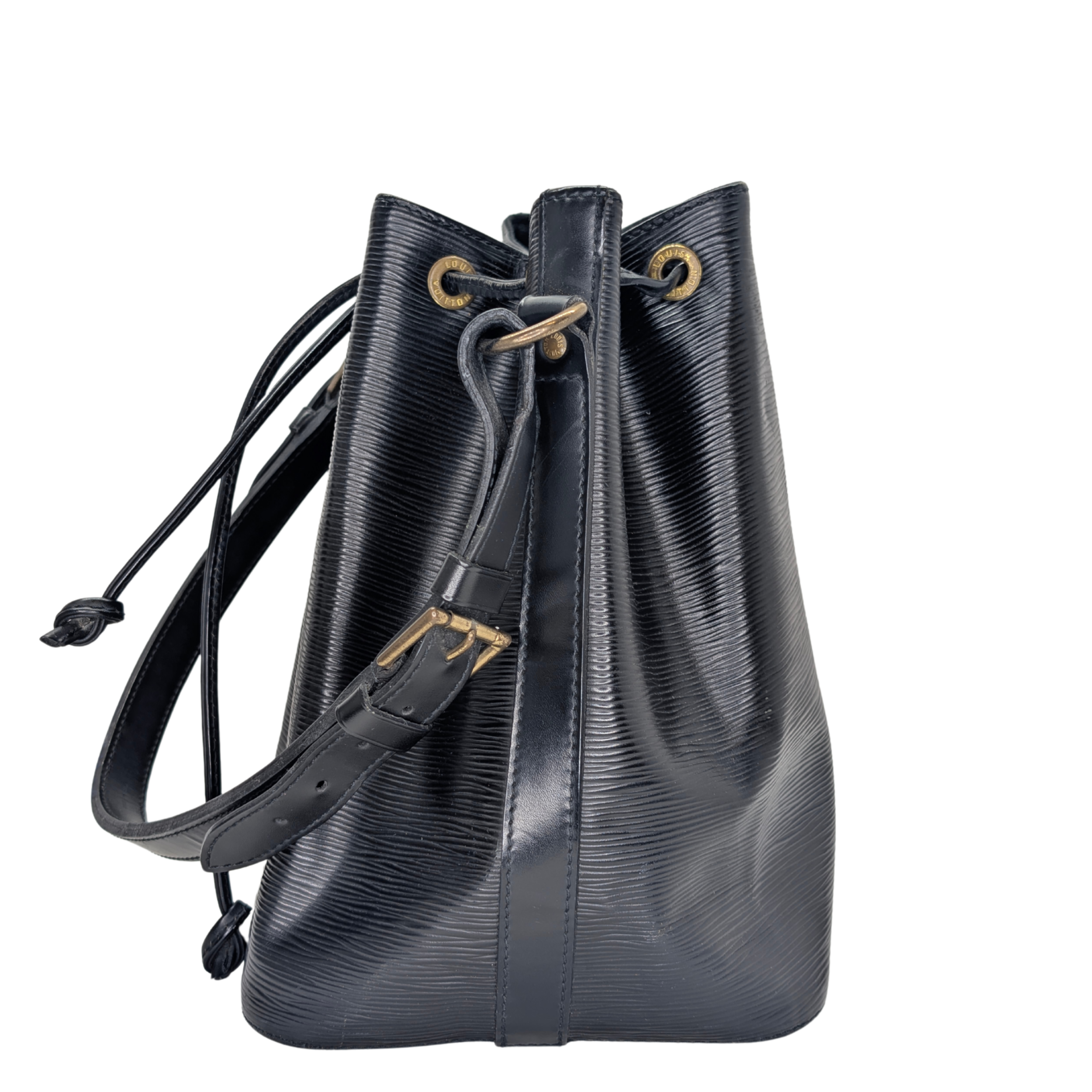 Louis Vuitton Epi Noé Shoulder Bag Black