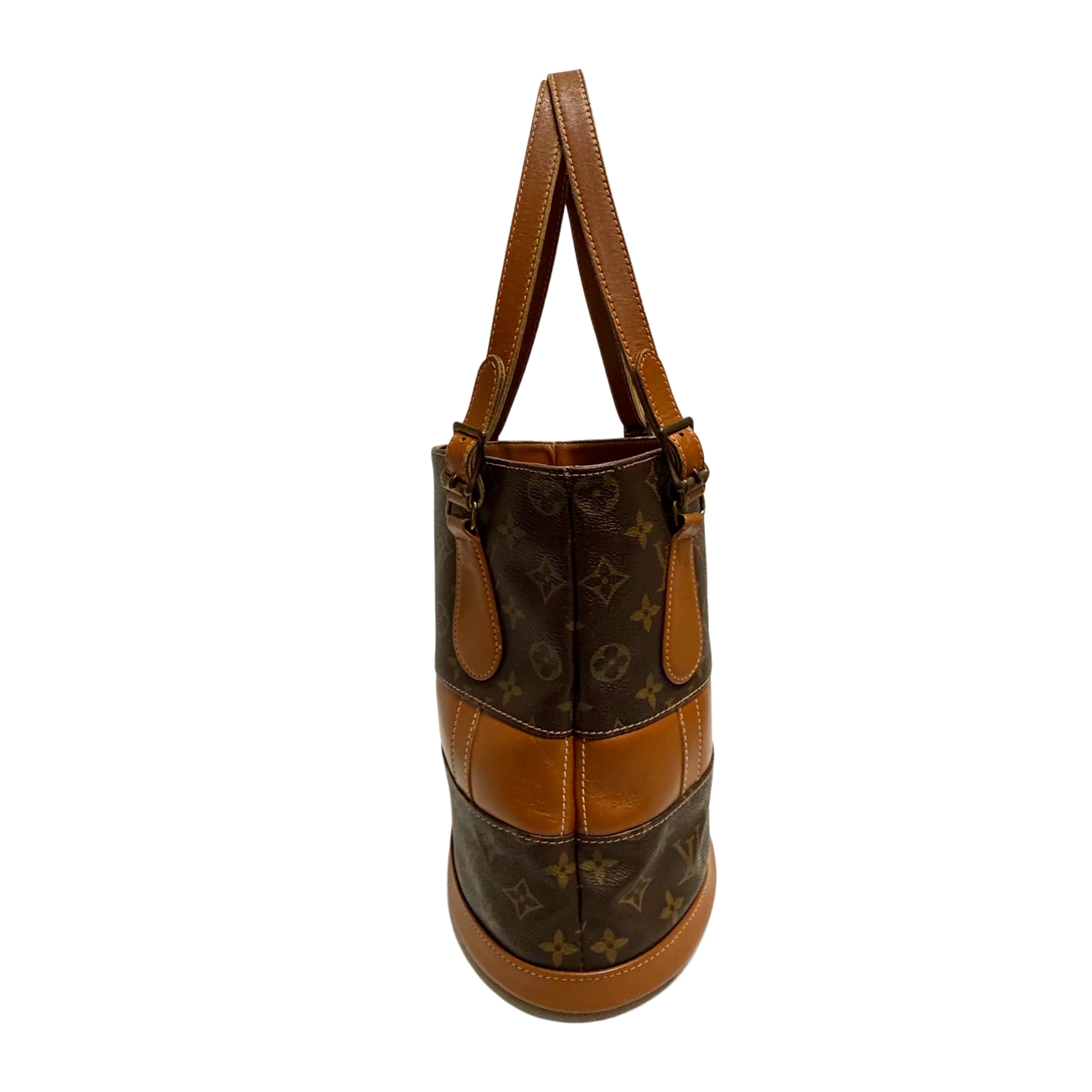 Louis Vuitton French Monogram Company Petit Marais Bucket Bag - Lost Designer