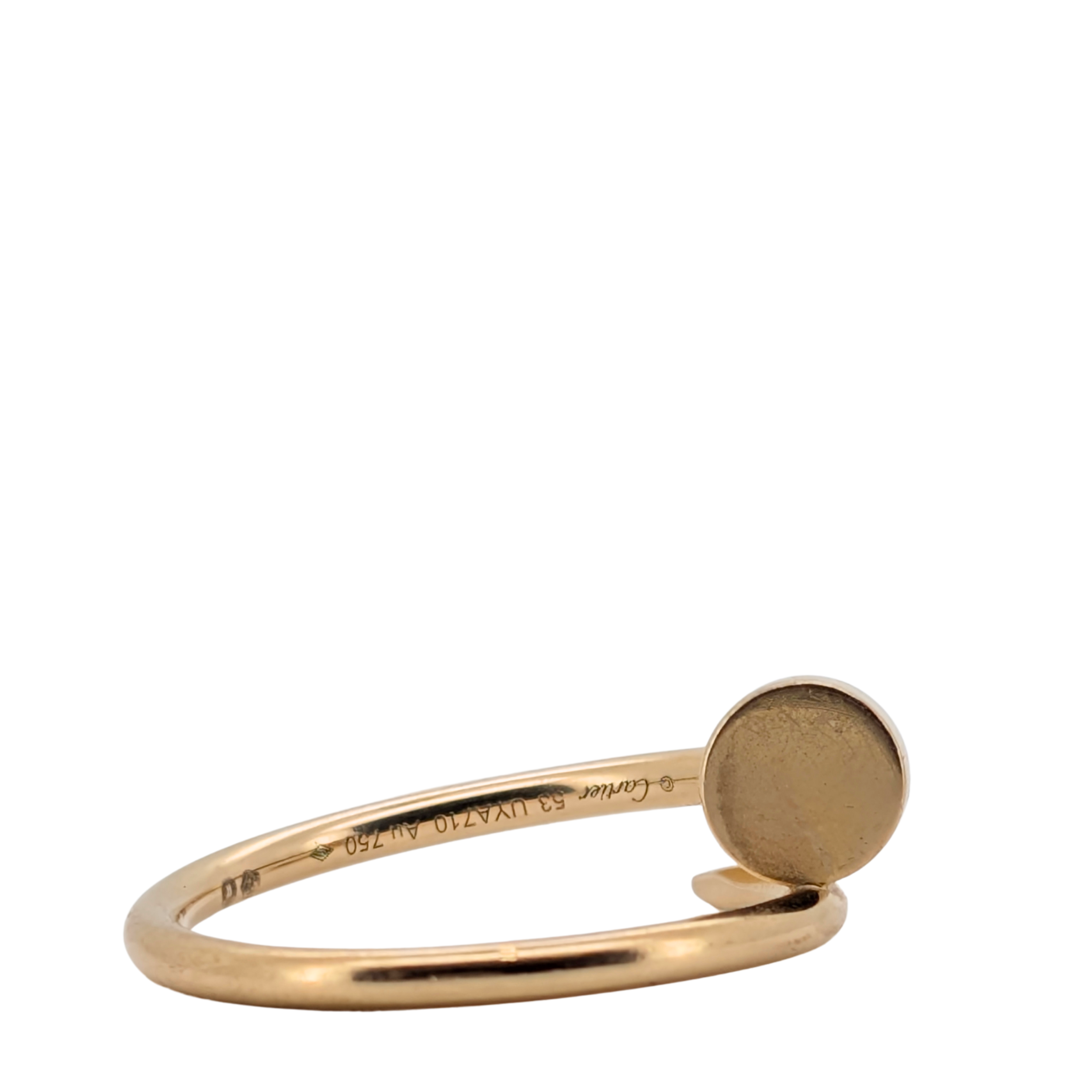 Cartier Juste un Clou Ring Small Model 18k Yellow Gold