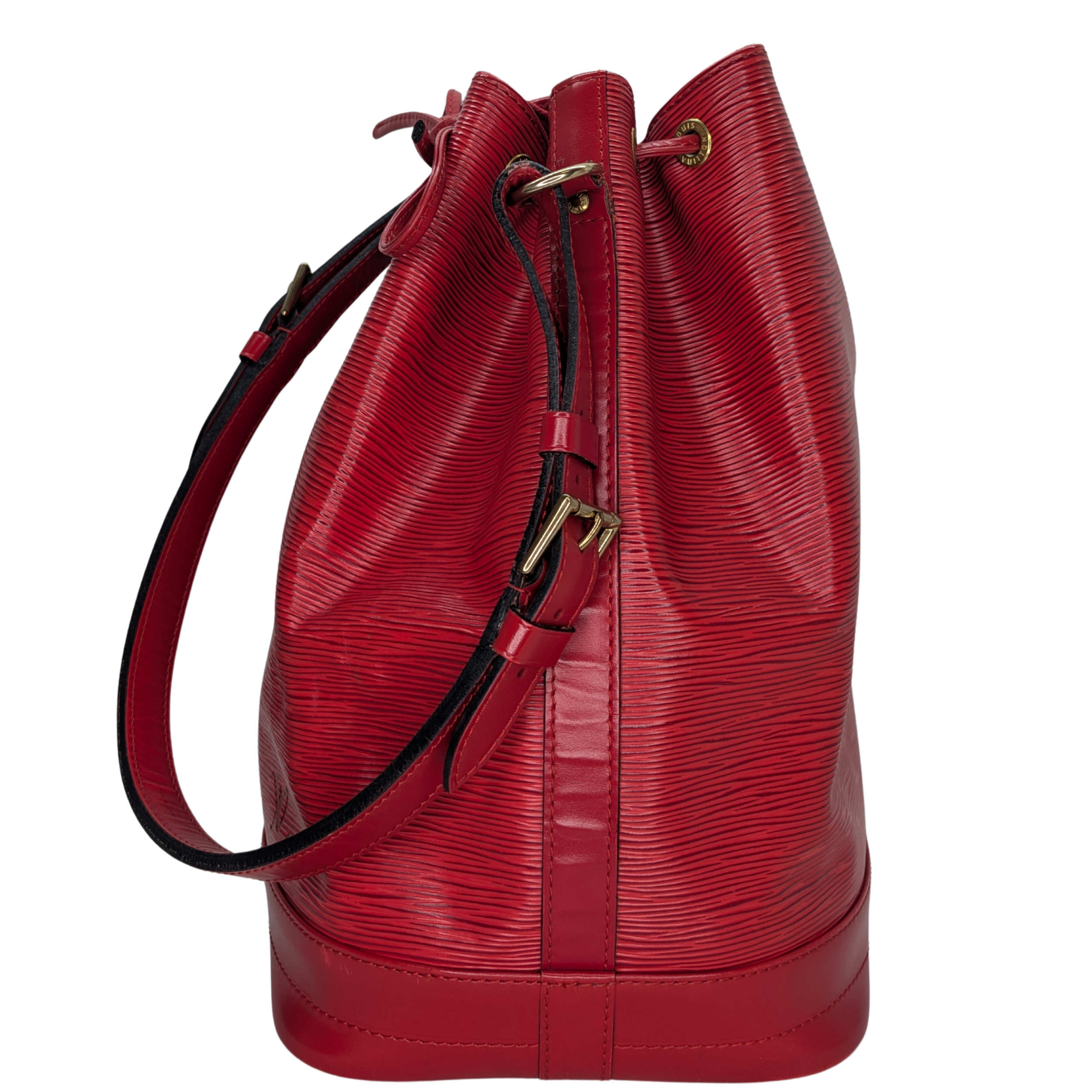 Louis Vuitton Epi Noe GM Bucket Bag Red