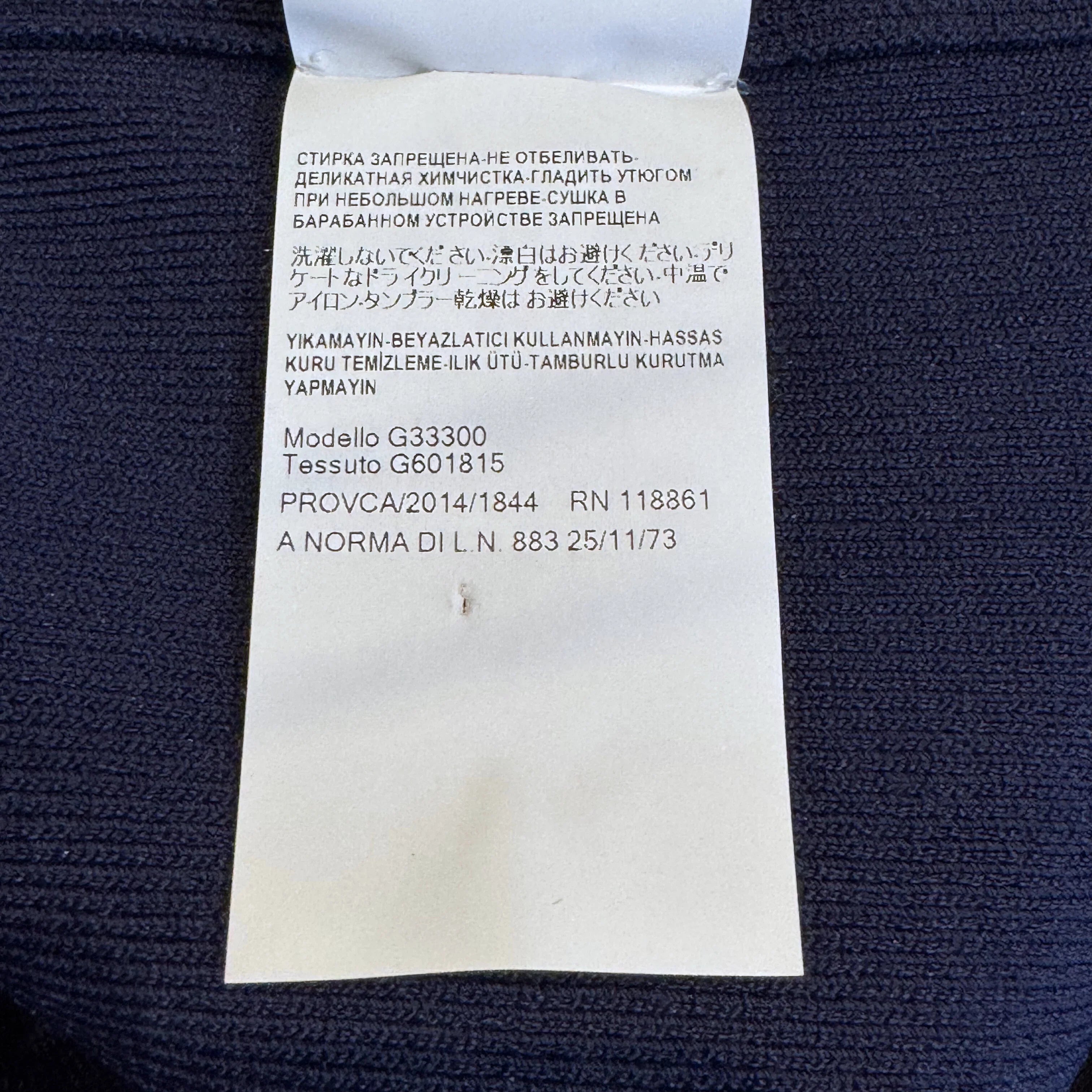 Versace Navy Cut-Out Midi Dress Size 44 - Lost Designer
