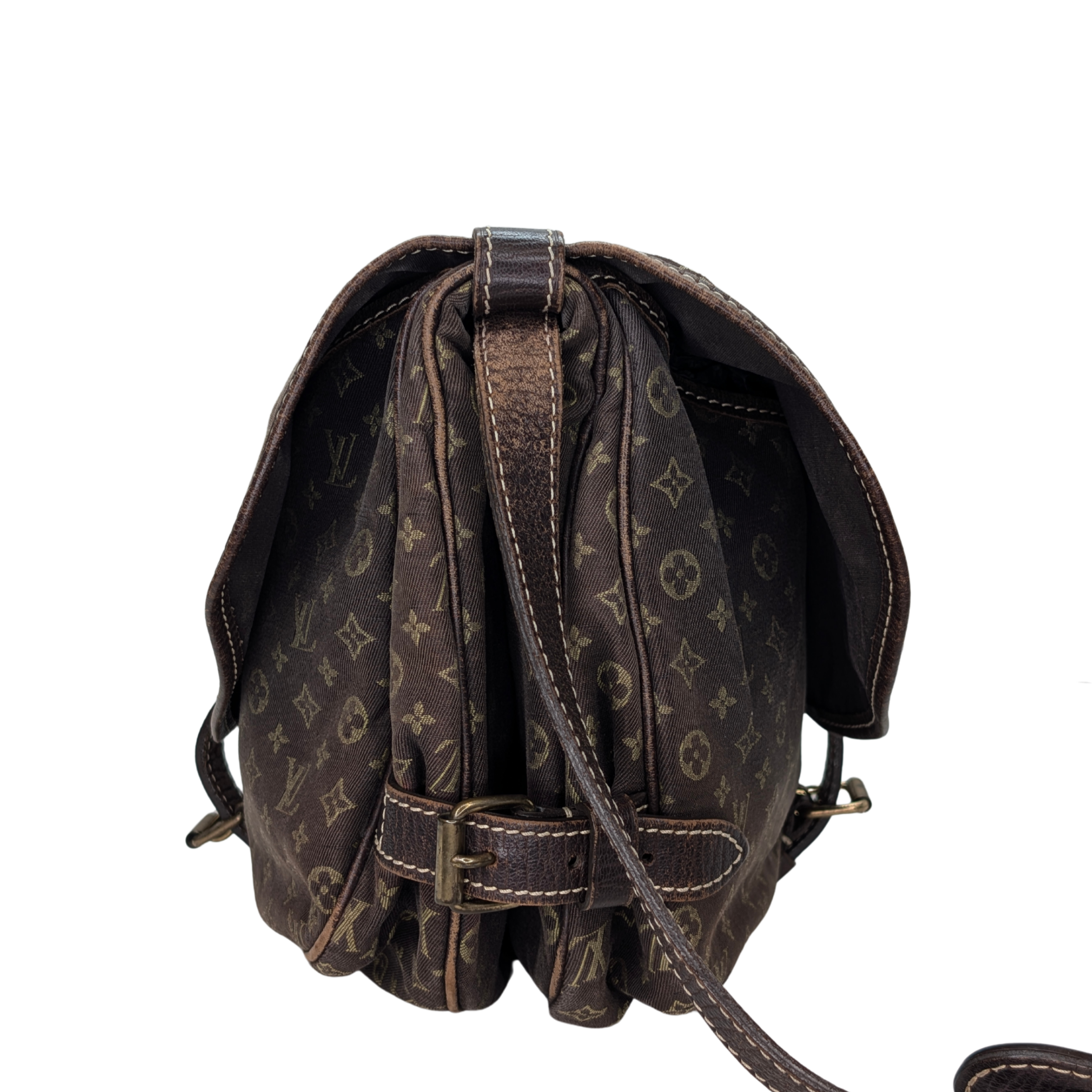 Louis Vuitton Saumur 30 Mini Lin Monogram Crossbody Bag
