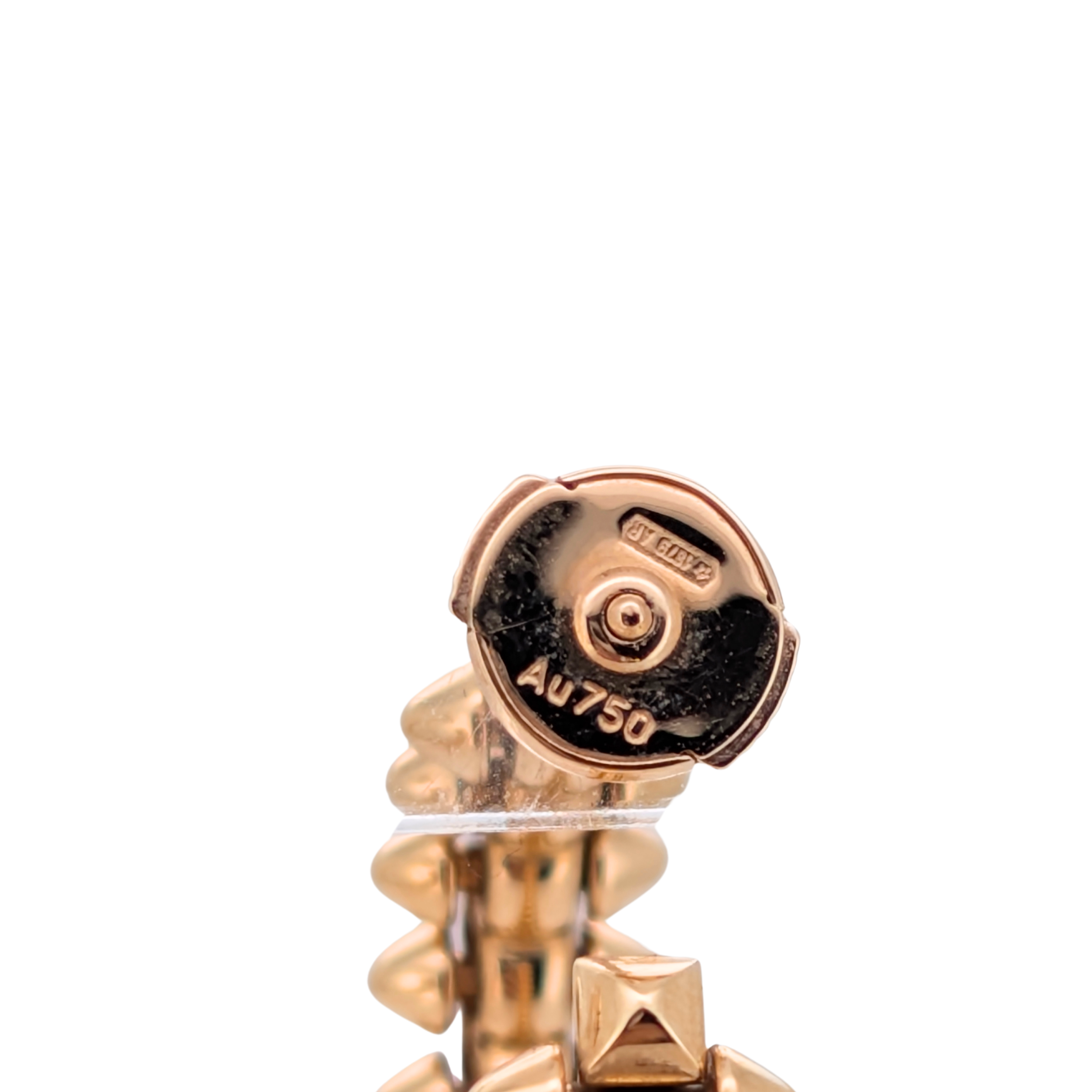 Cartier Clash de Cartier Hoop Earrings Small Model 18K Yellow Gold