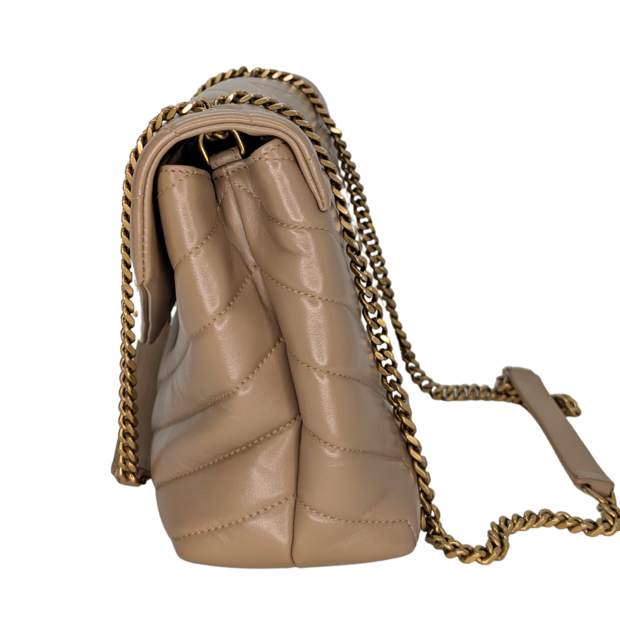 Saint Laurent LouLou Small Bag Taupe