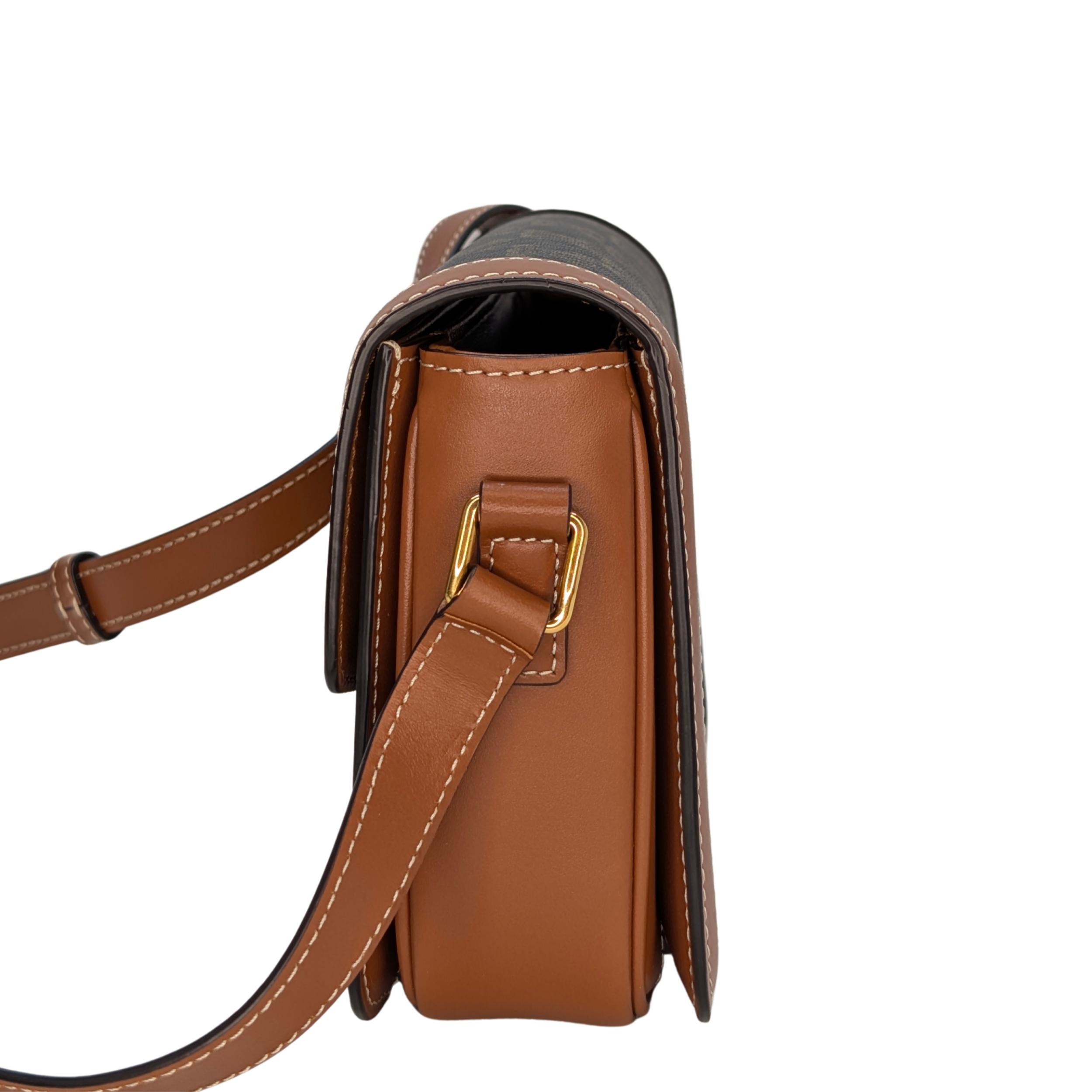 Celine Teen Triomphe Crossbody Bag Triomphe Canvas