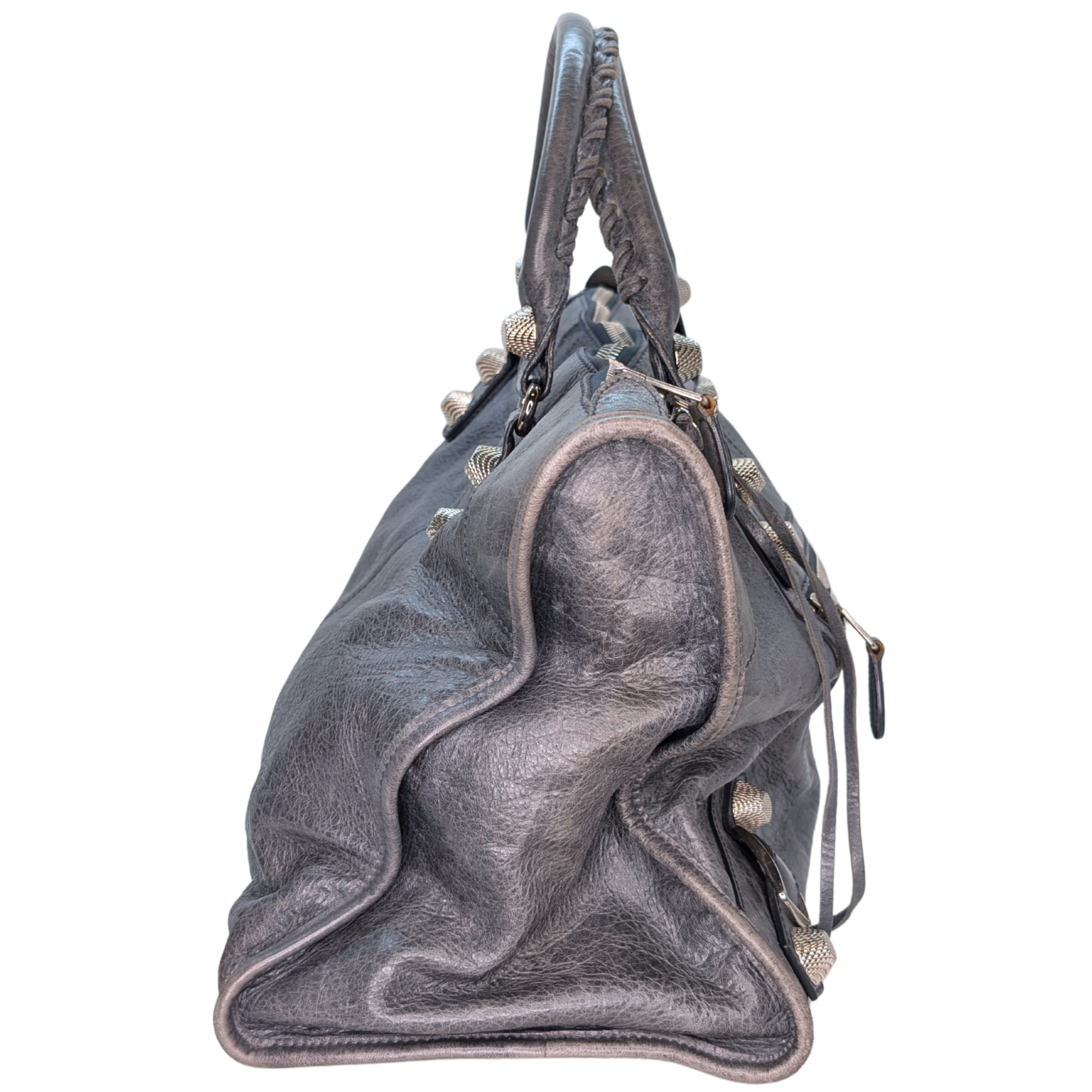 Balenciaga Motorcycle City Bag Grey