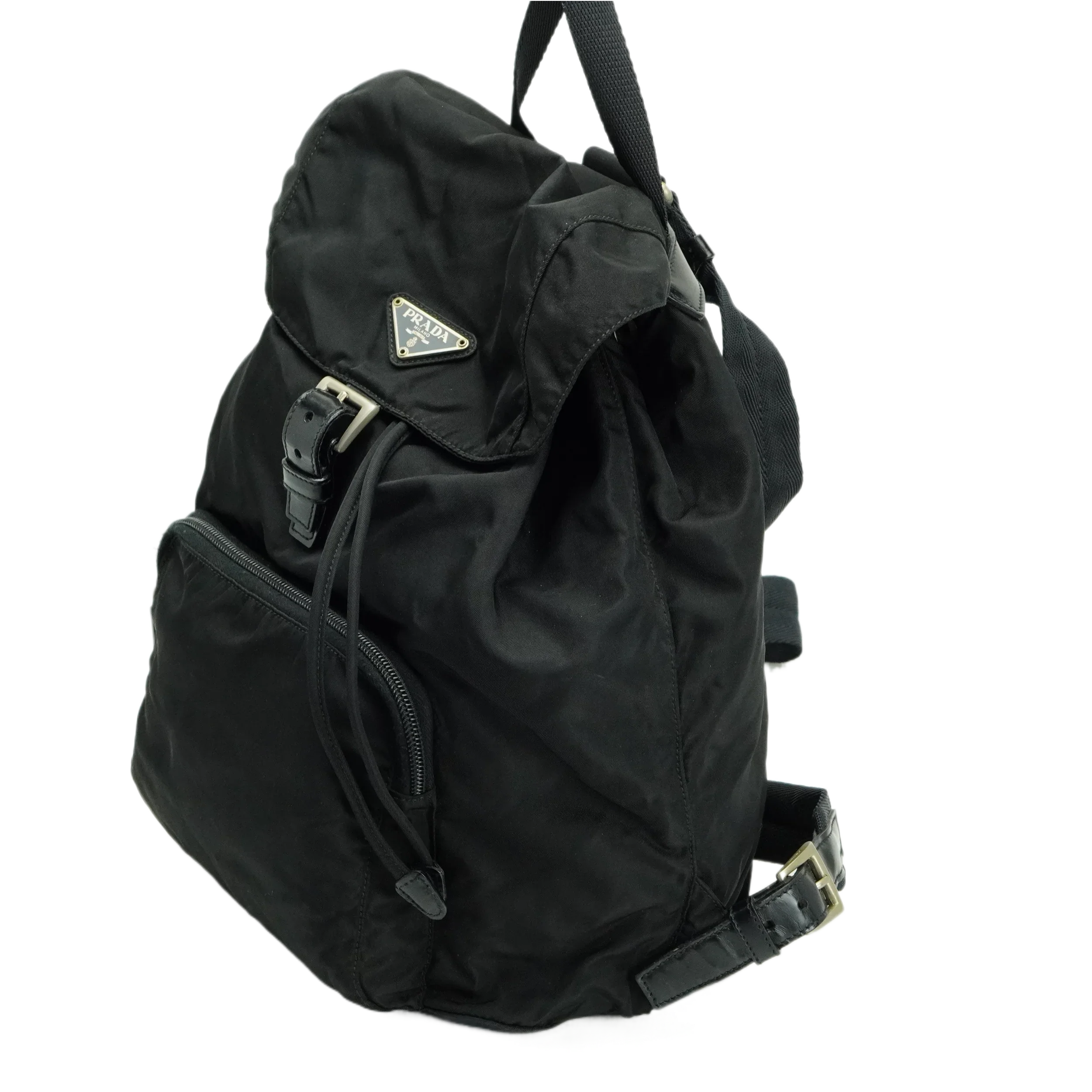 Prada Nylon Black Backpack Rucksack - Lost Designer