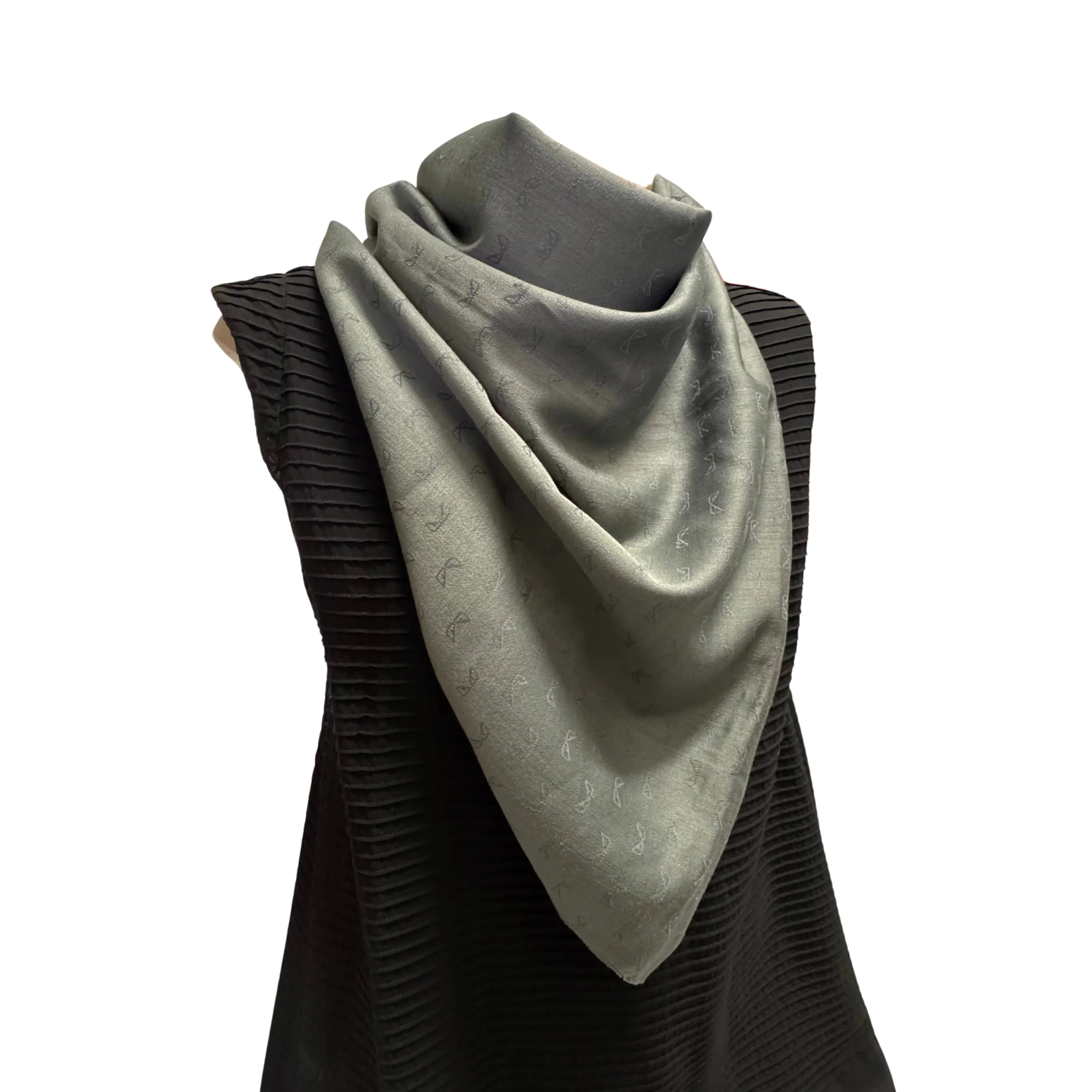 Grey Fendi shawl Monster Pattern - Lost Designer