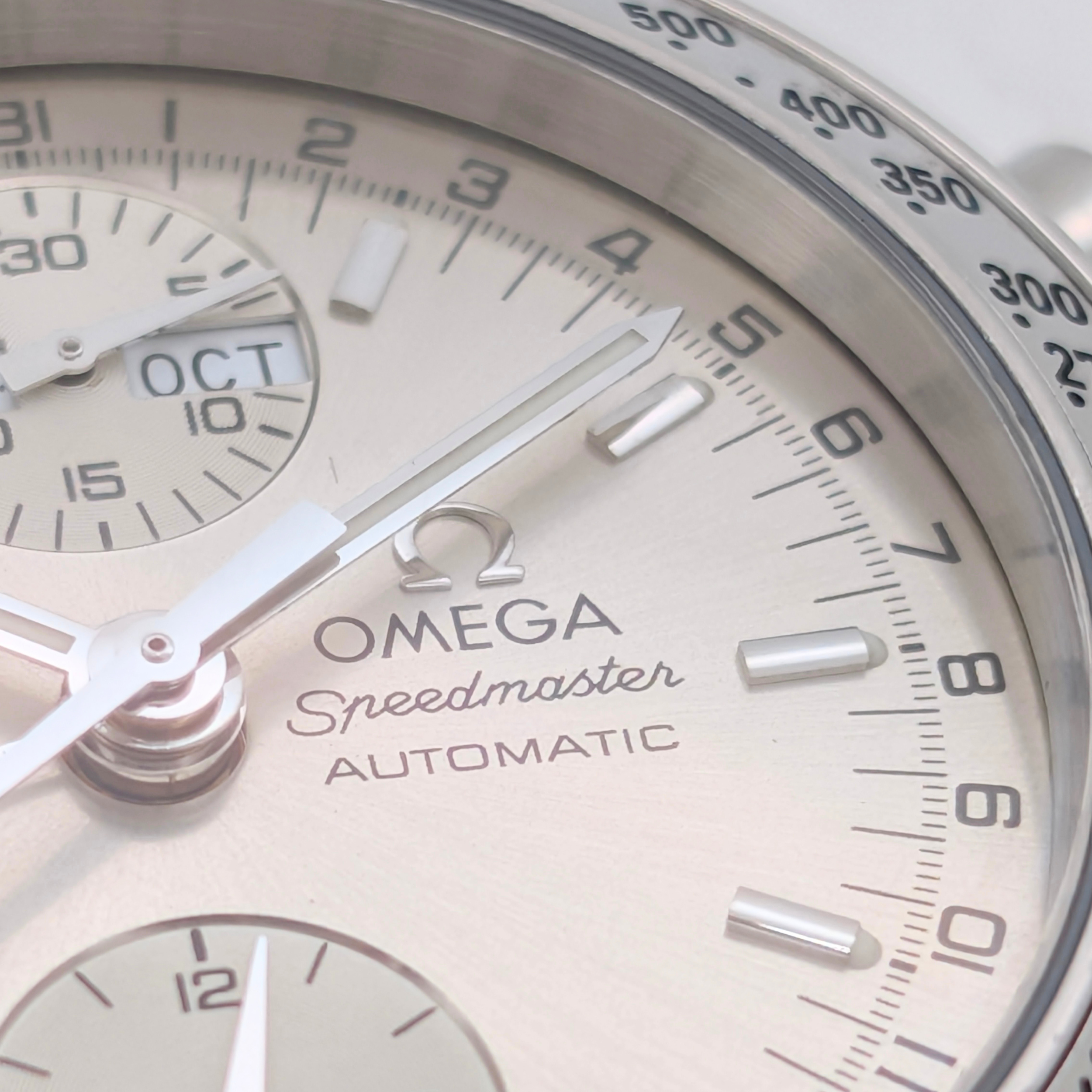 Omega Speedmaster Day-Date 3523.30.00 Chronograph Watch Tachymeter SS Automatic