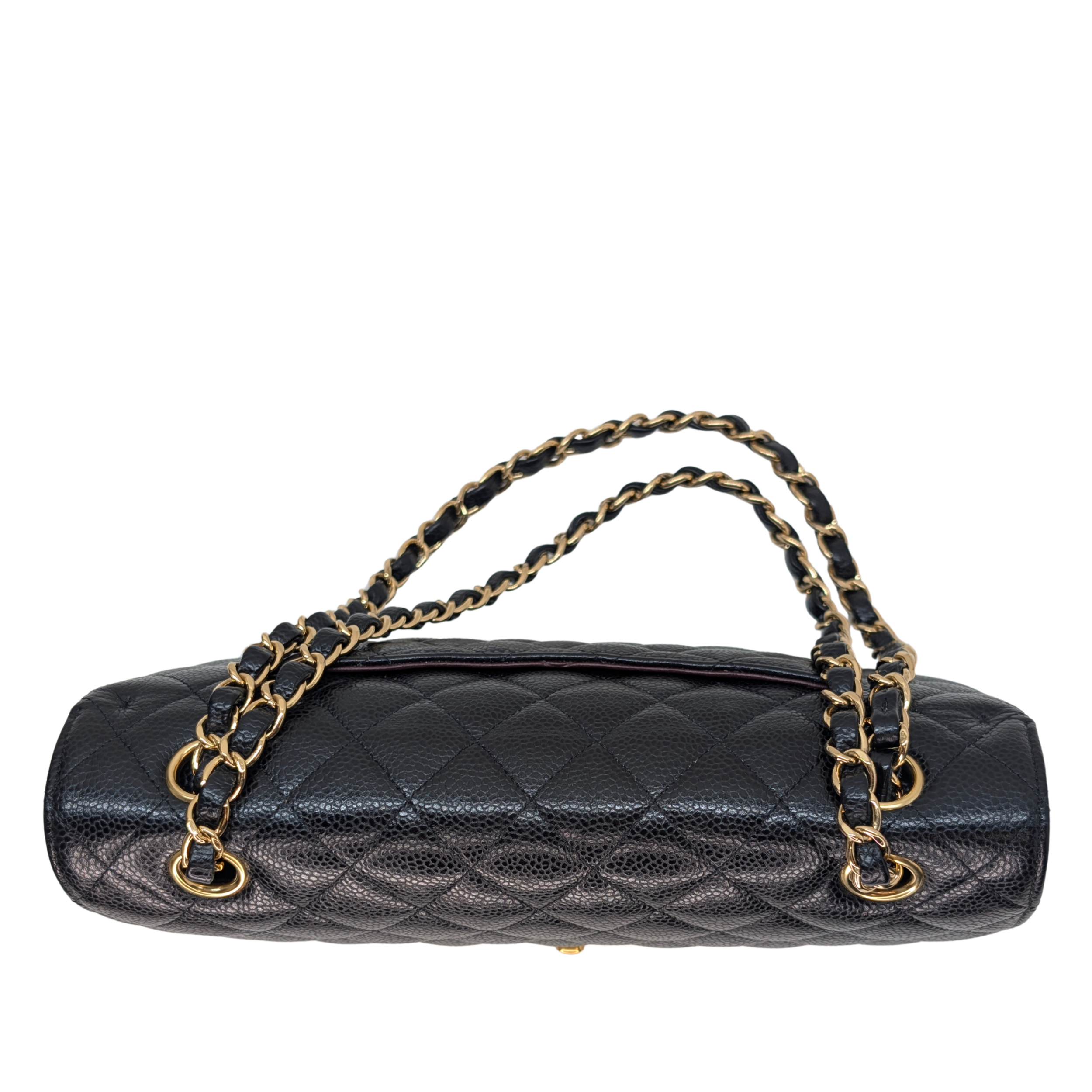 Chanel Medium Classic Double Flap Caviar Leather Black