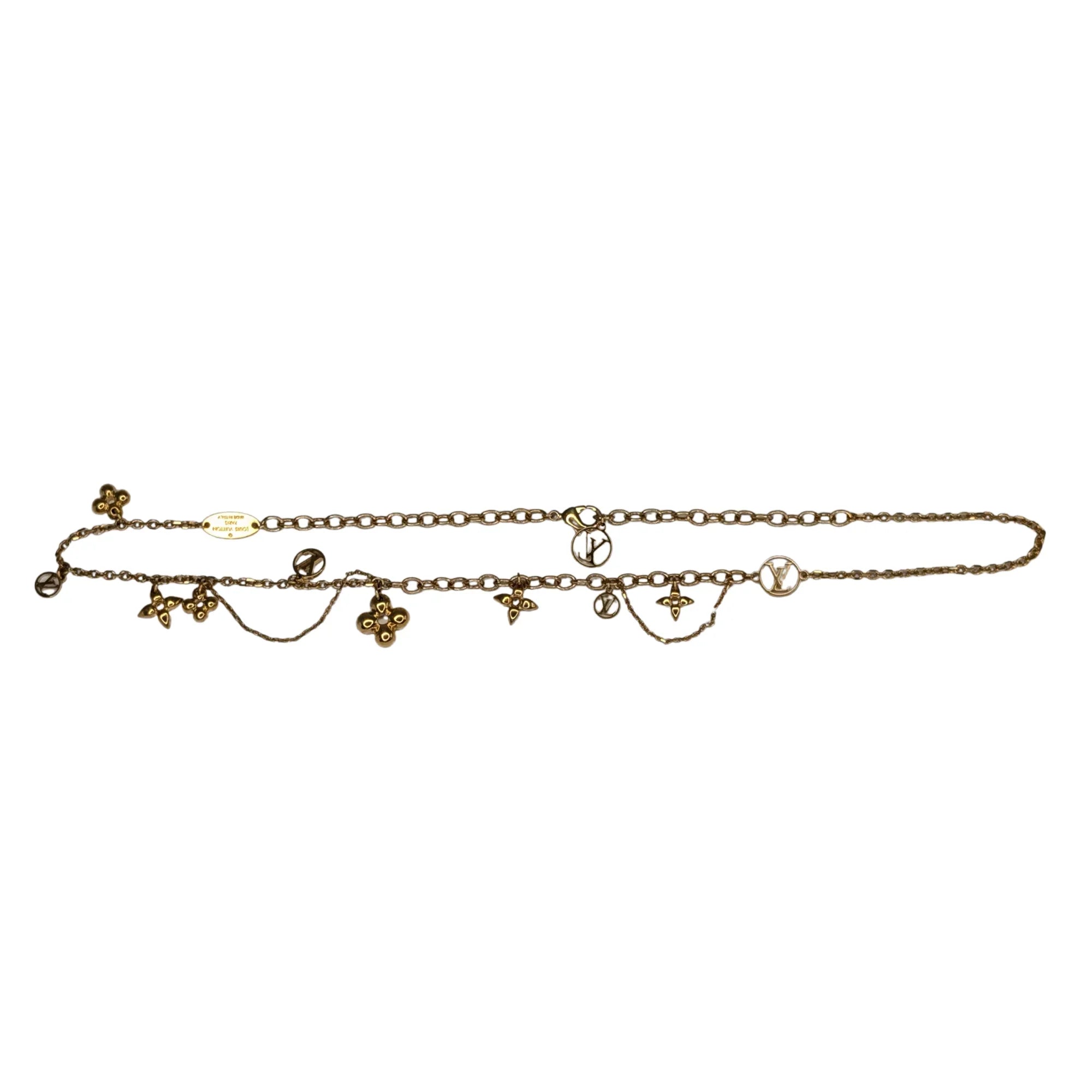 Louis Vuitton Blooming Supple Necklace Gold Tone - Lost Designer