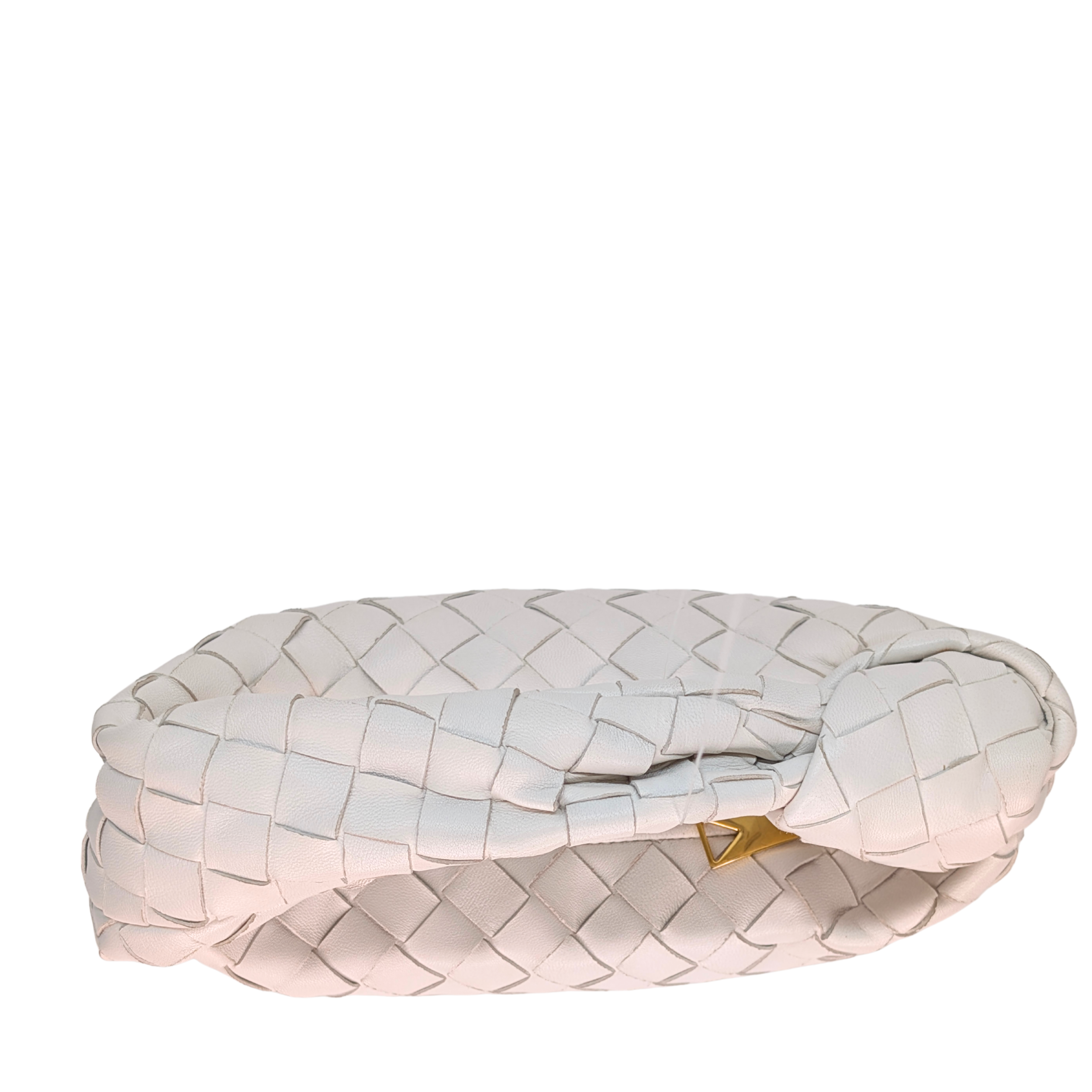 Bottega Veneta Mini Jodie Handbag White