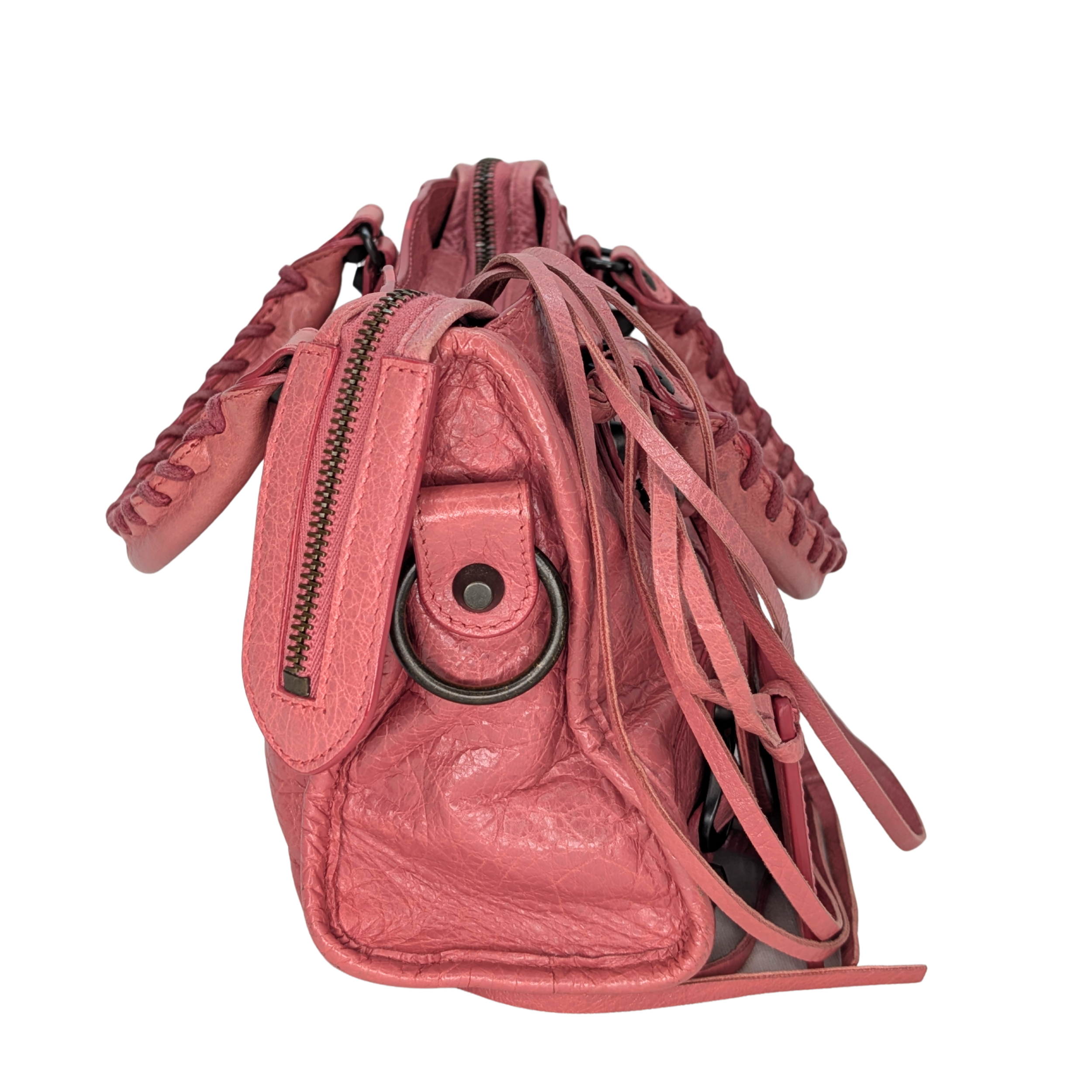Balenciaga The City 2Way Mini Handbag Pink