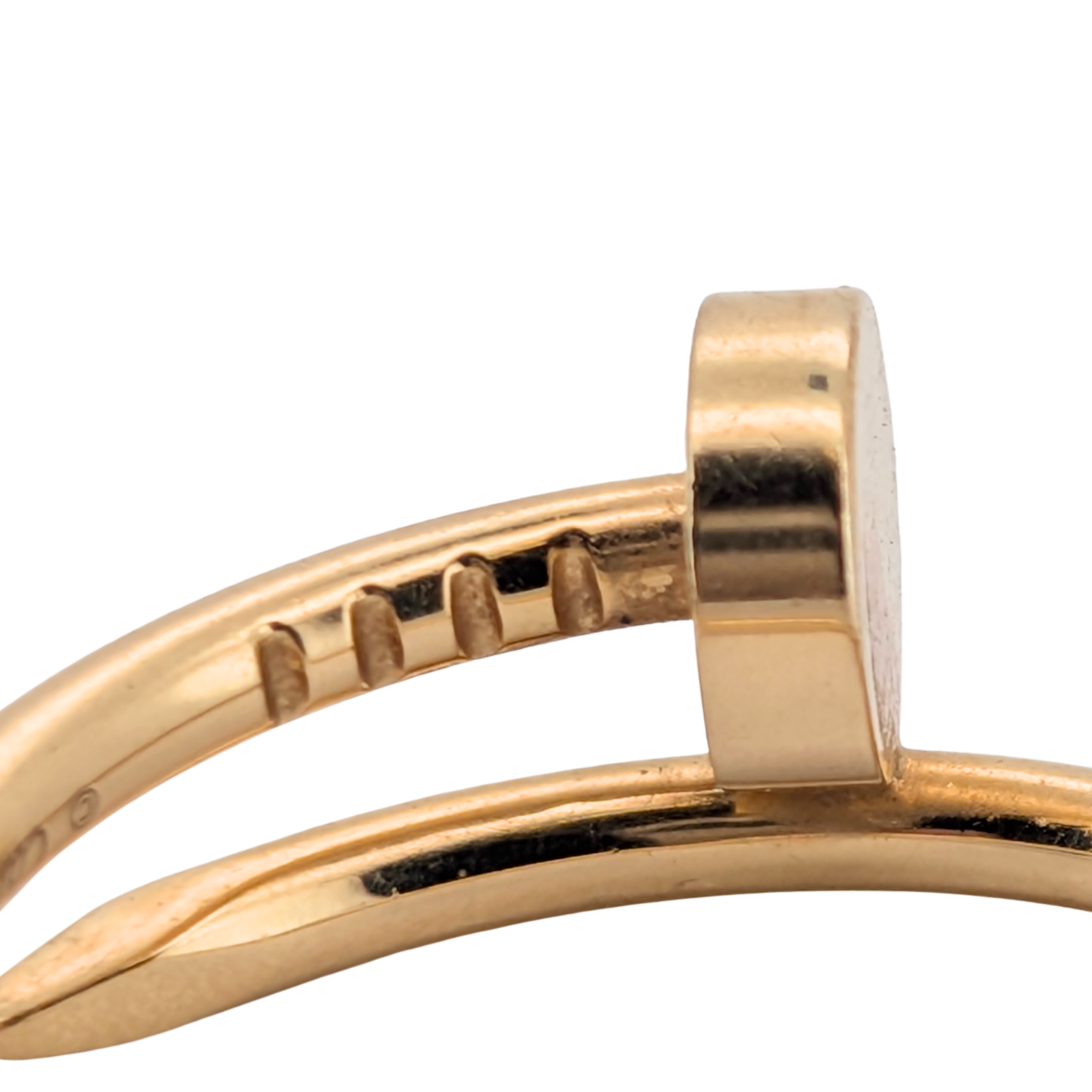 Cartier Juste un Clou Ring Small Model 18k Yellow Gold
