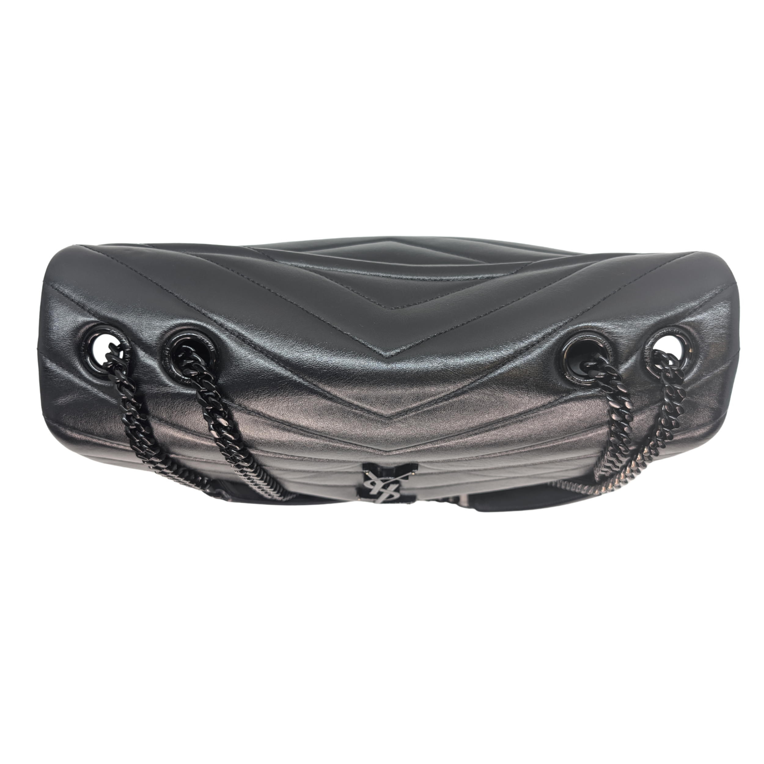 Saint Laurent Loulou Toy Medium Shoulder Bag Black