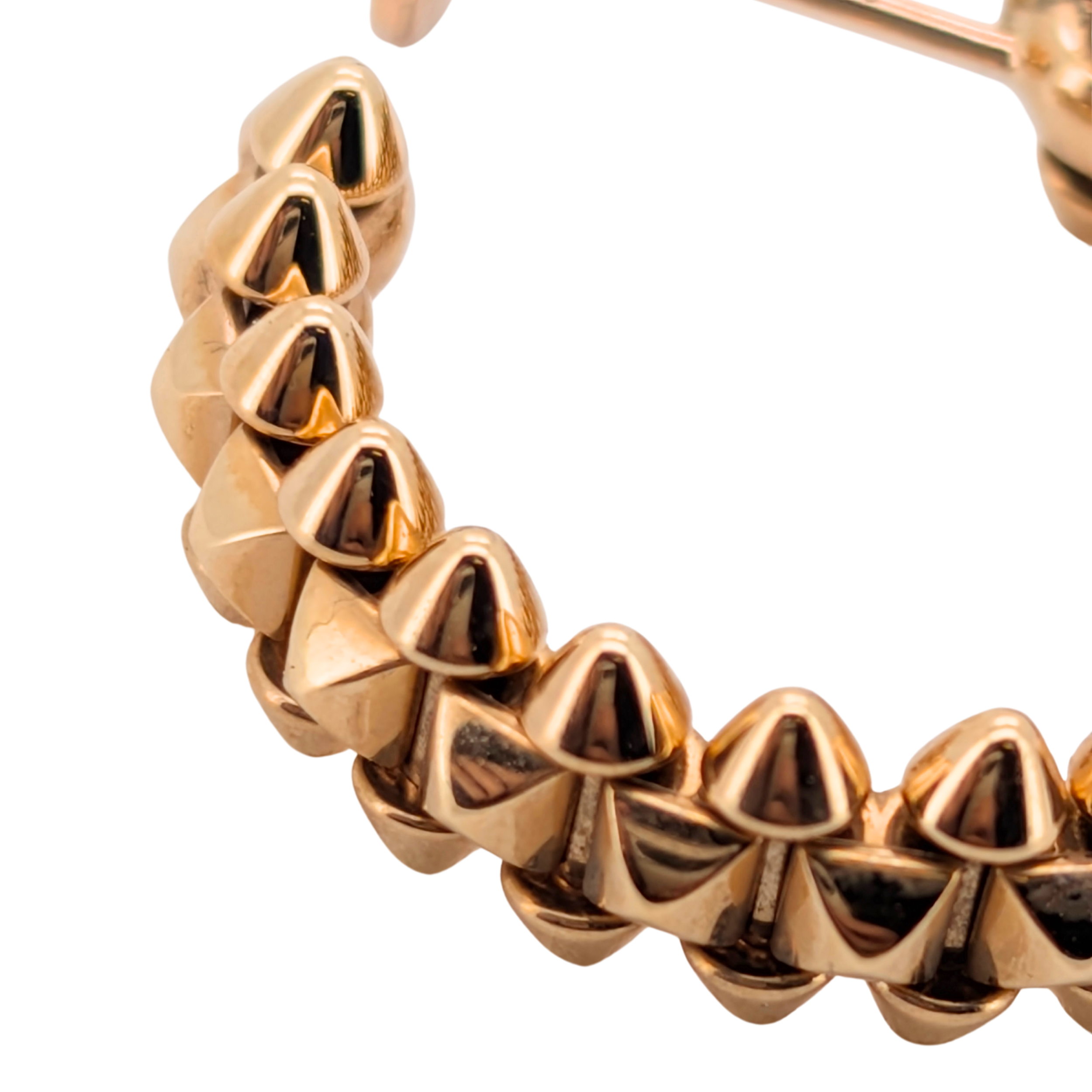 Cartier Clash de Cartier Hoop Earrings Small Model 18K Yellow Gold