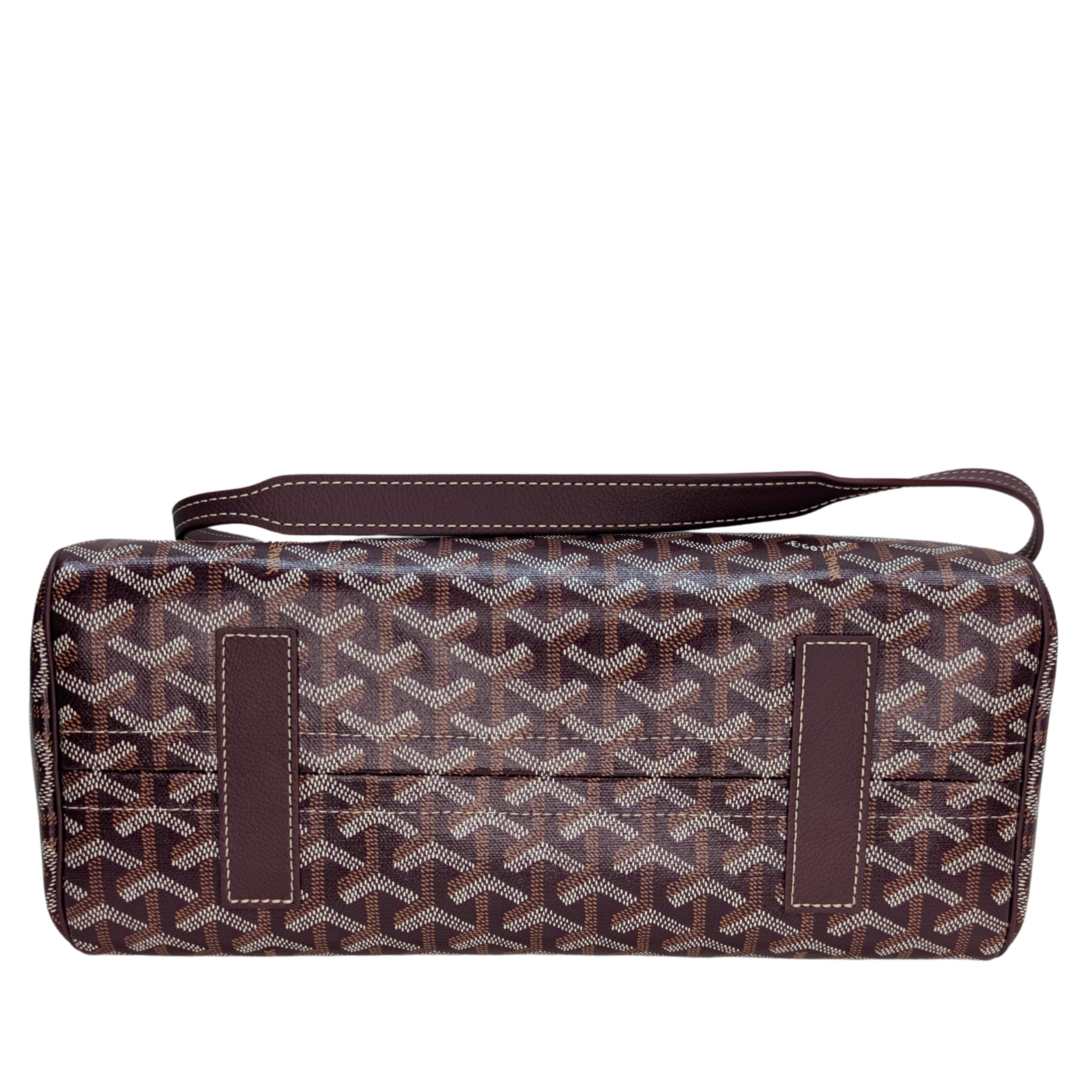 Goyard Goyardine Rouette PM Shoulder Bag Burgundy