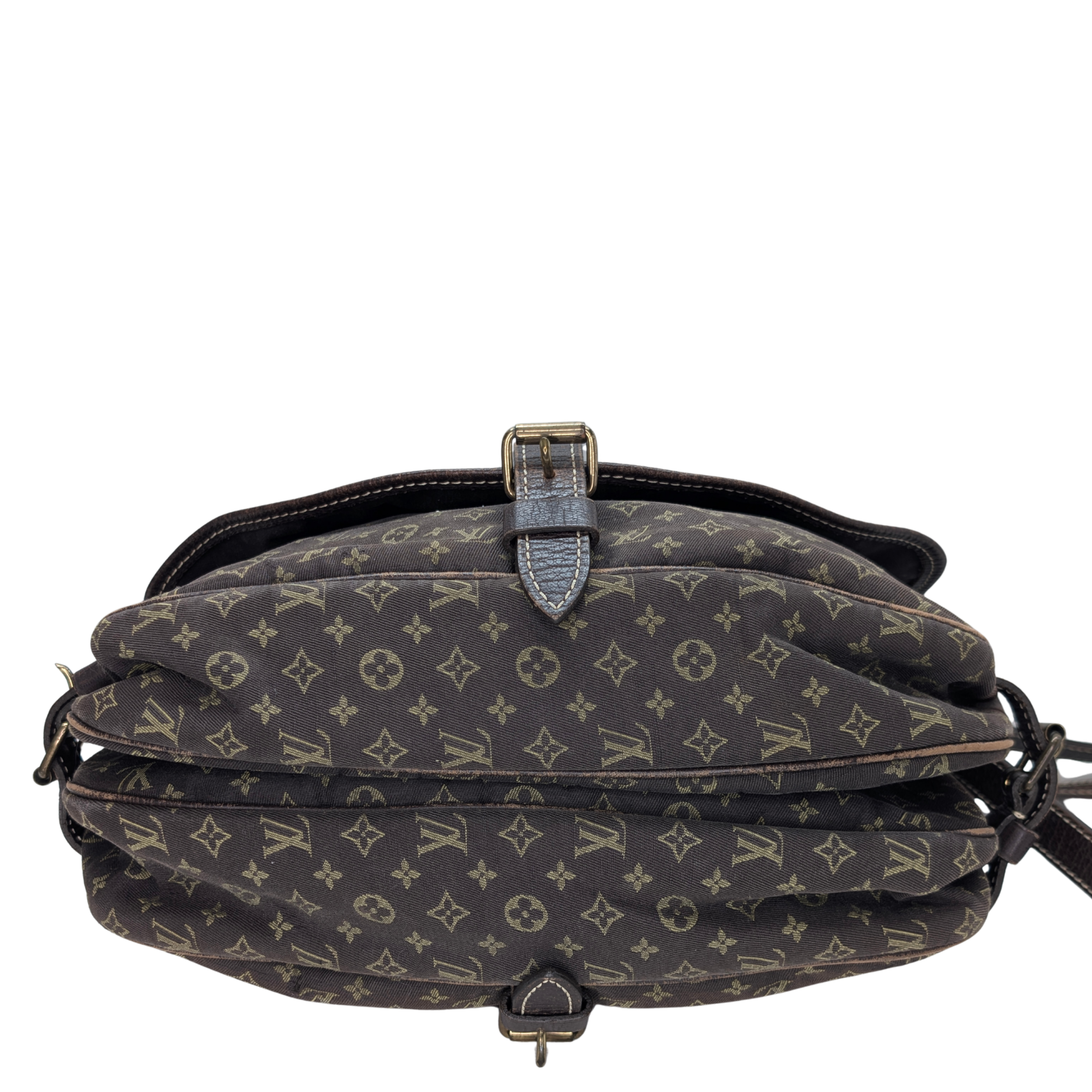 Louis Vuitton Saumur 30 Mini Lin Monogram Crossbody Bag