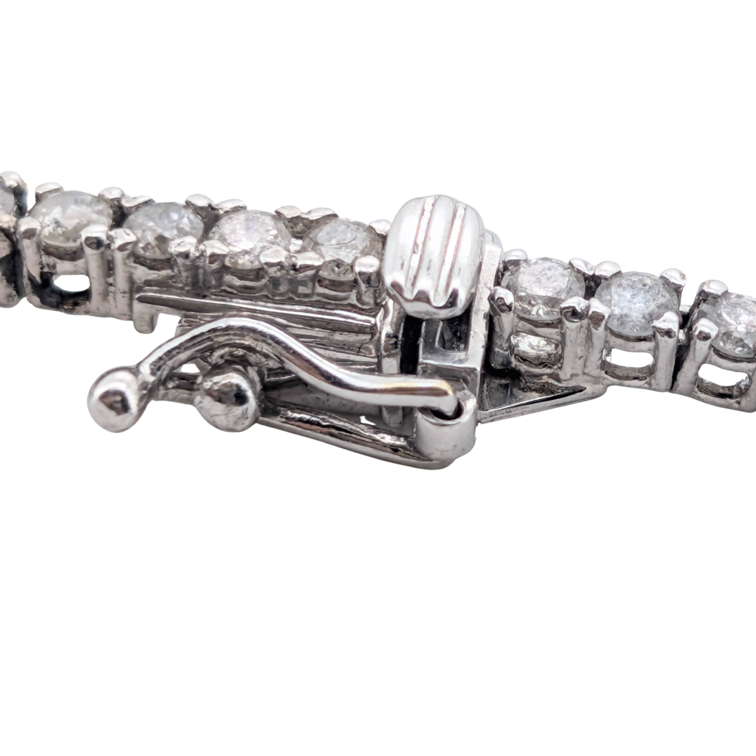 20.0Ct Natural Brilliant Diamond Graduating Tennis Necklace Platinum
