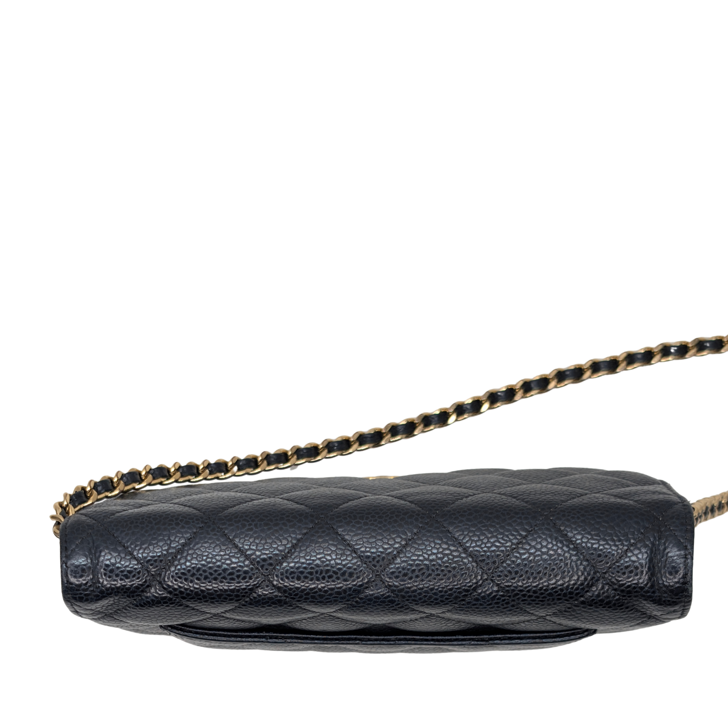 Chanel WOC Wallet on Chain Caviar Black GHW