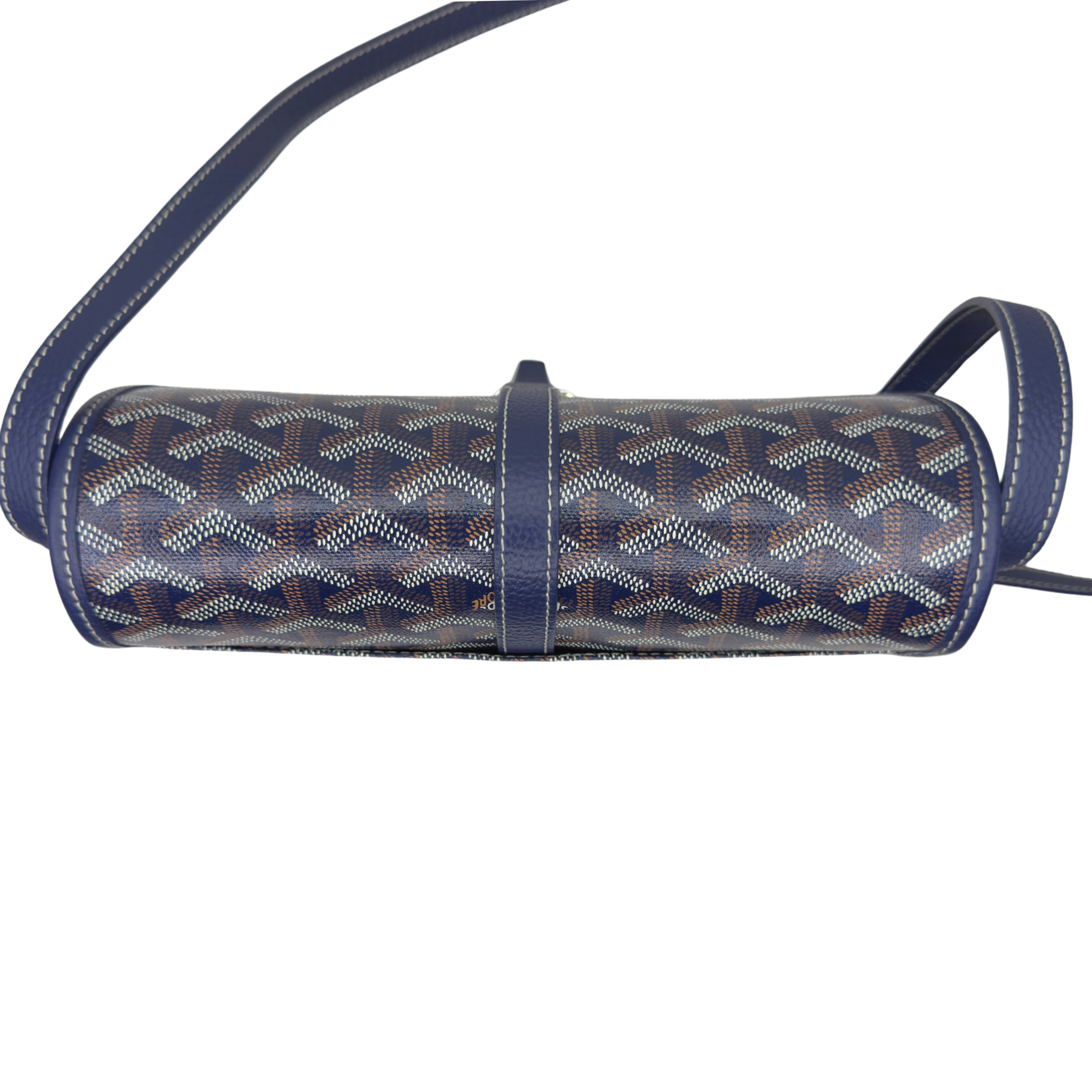 Goyard Belvedere II PM Crossbody Messenger Bag Navy