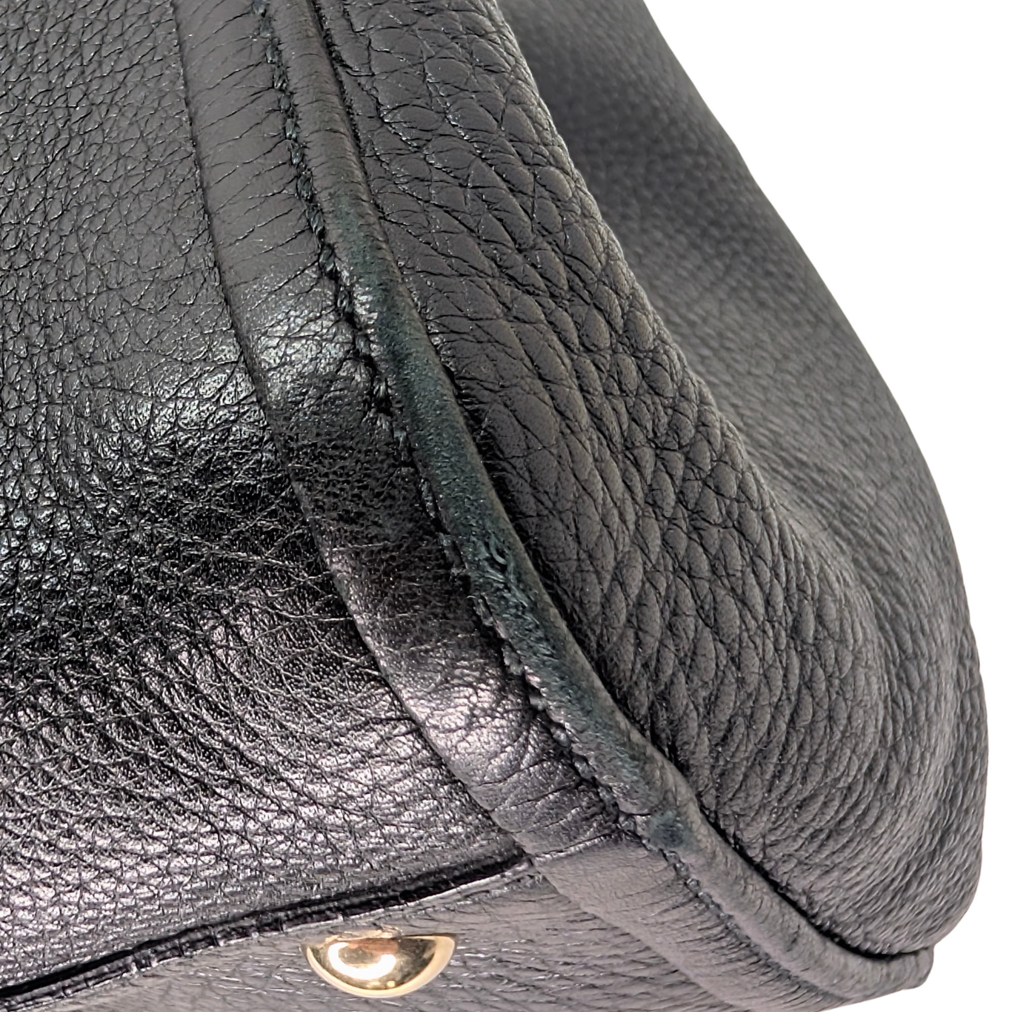 Gucci Soho Large Shoulder Tote Bag Black