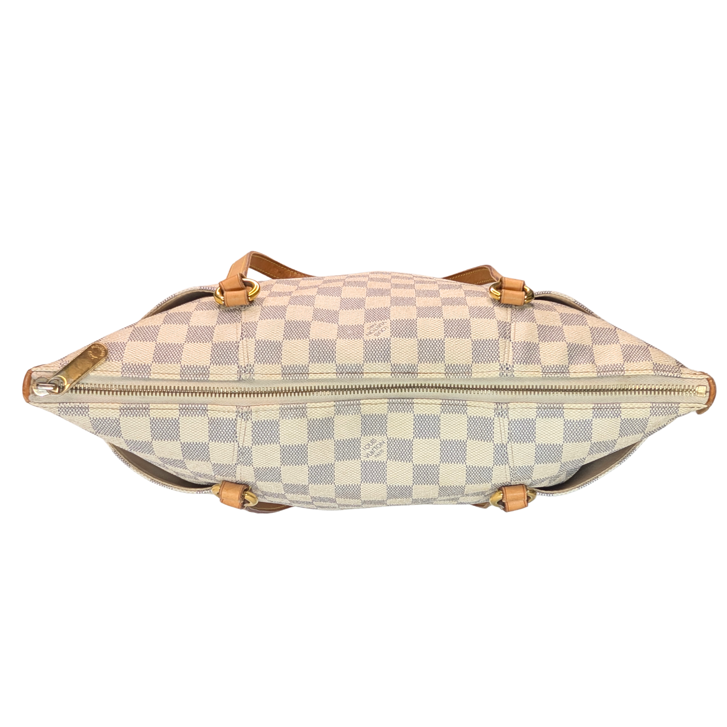 Louis Vuitton Totally MM Damier Azur Shoulder Bag