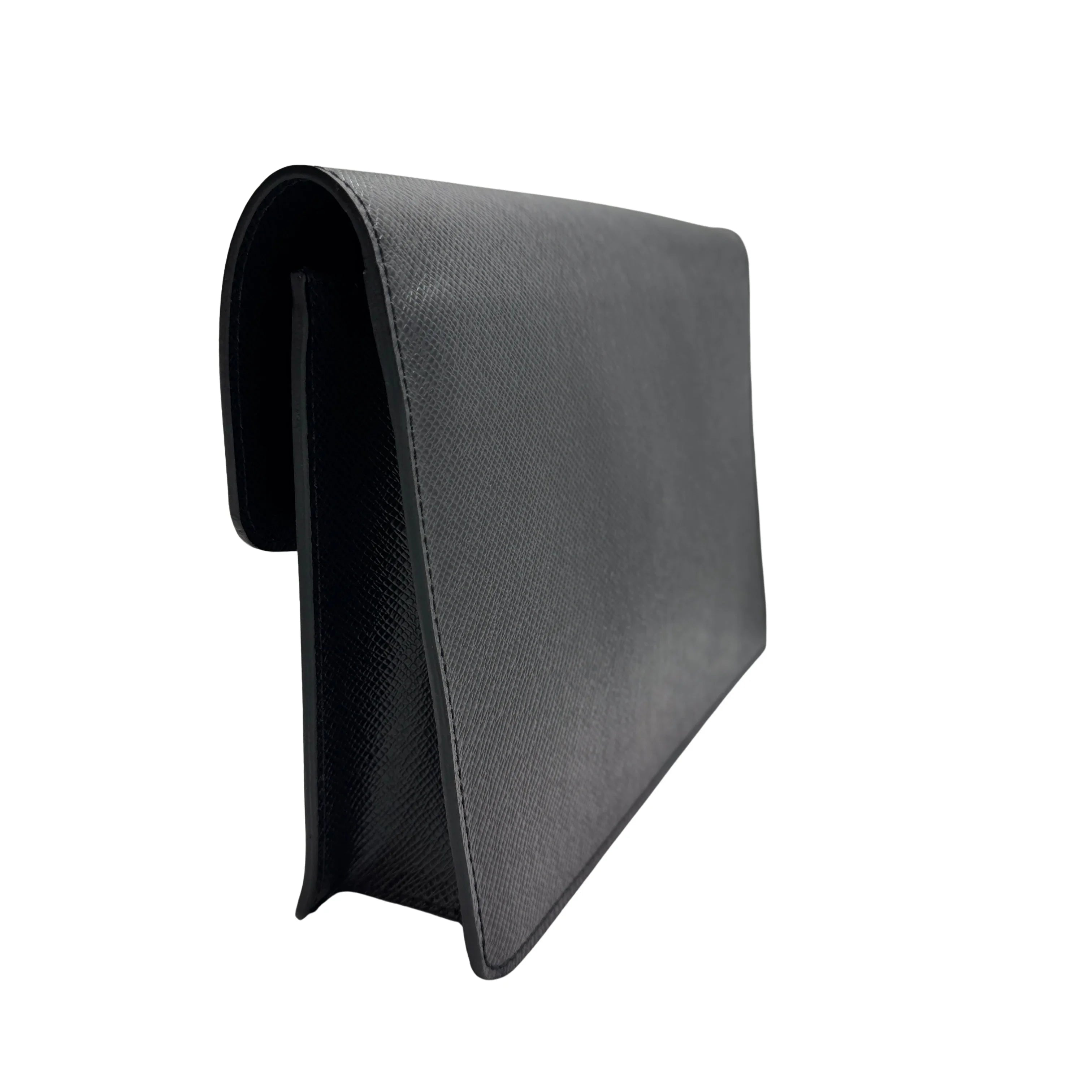 Louis Vuitton Taiga Pochette Belaia Ardoise Clutch Bag Black - Lost Designer