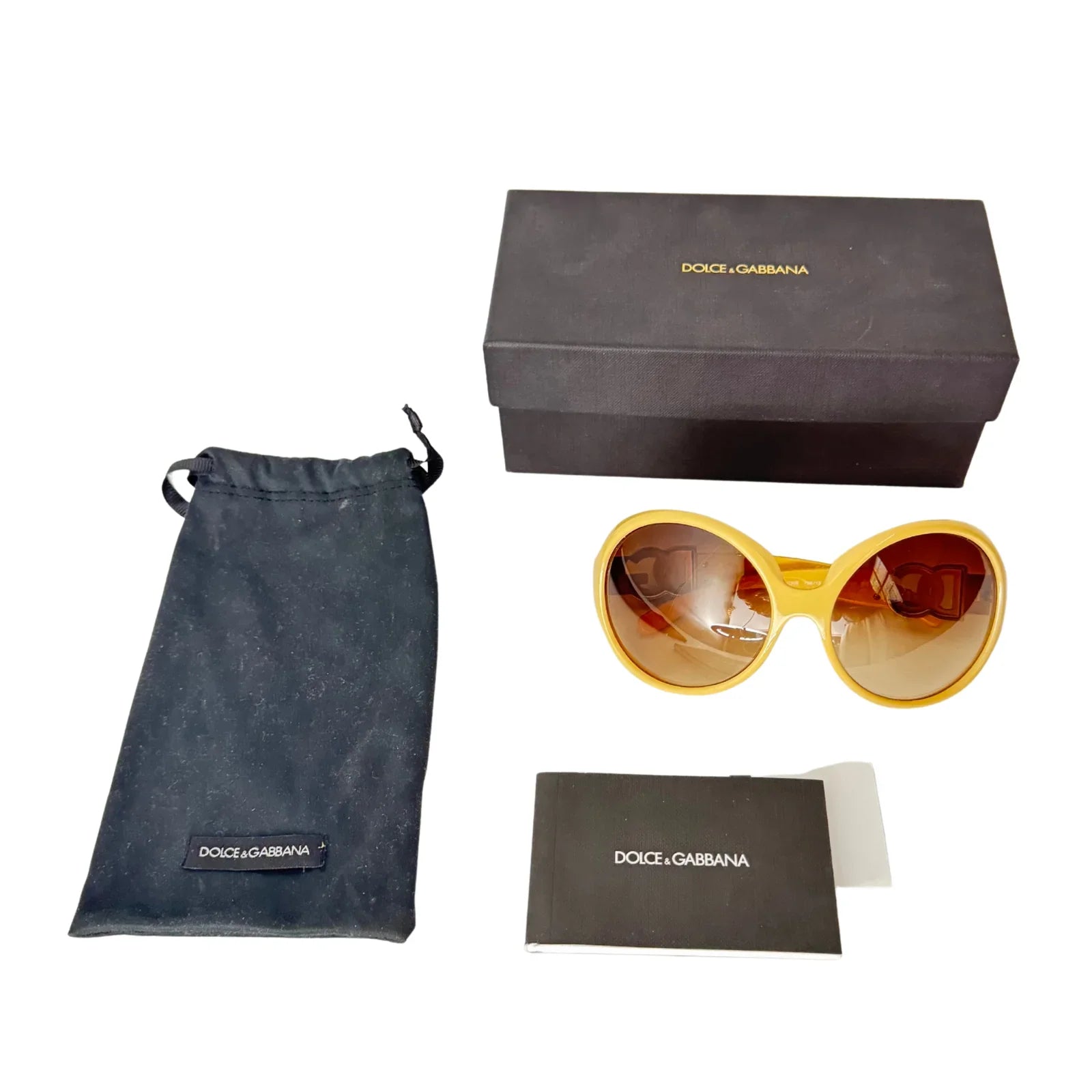DOLCE & GABBANA 6030B Crystal Beige Gradient Sunglasses - Lost Designer
