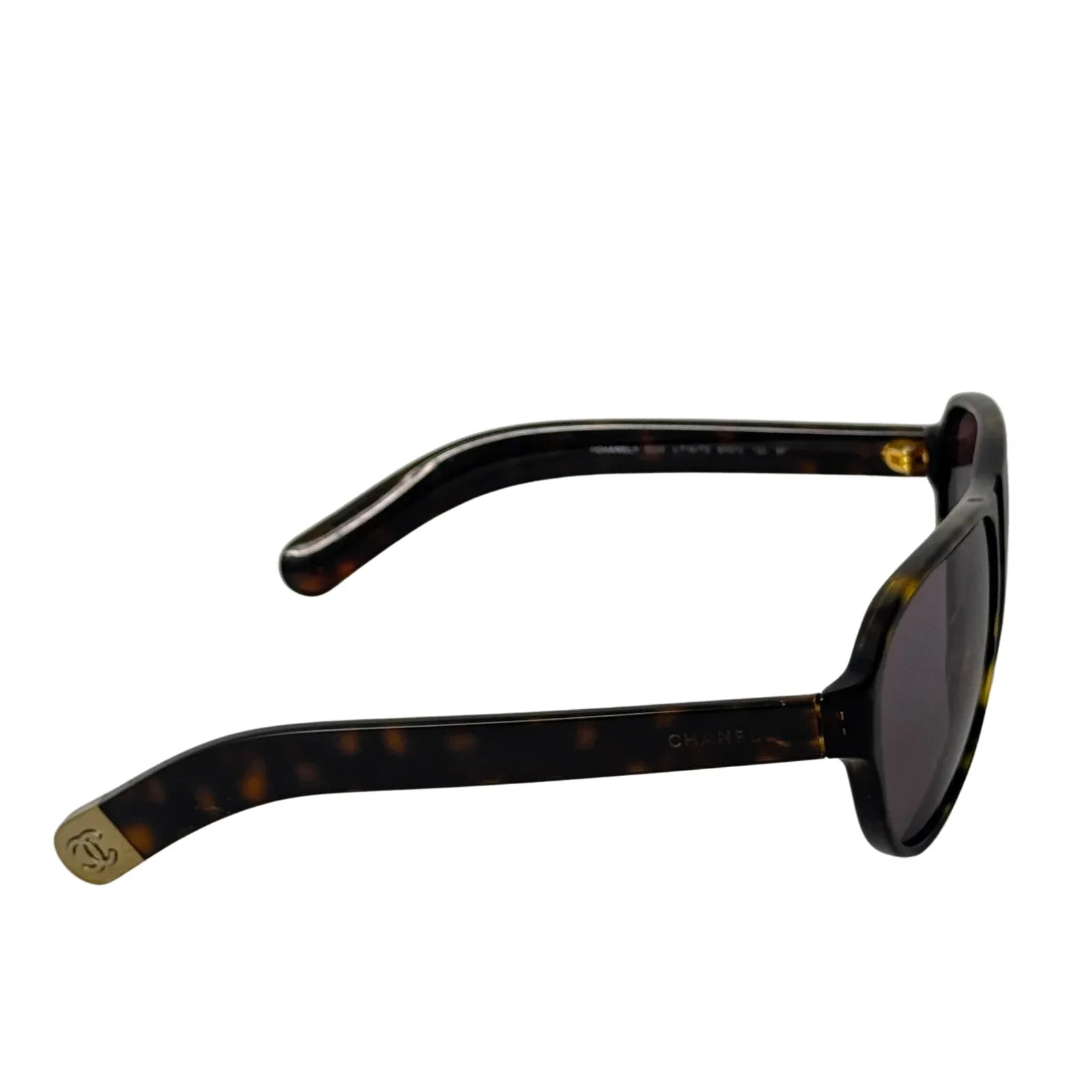 CHANEL Polarized Tortoise Aviator Sunglasses 5233 - Lost Designer