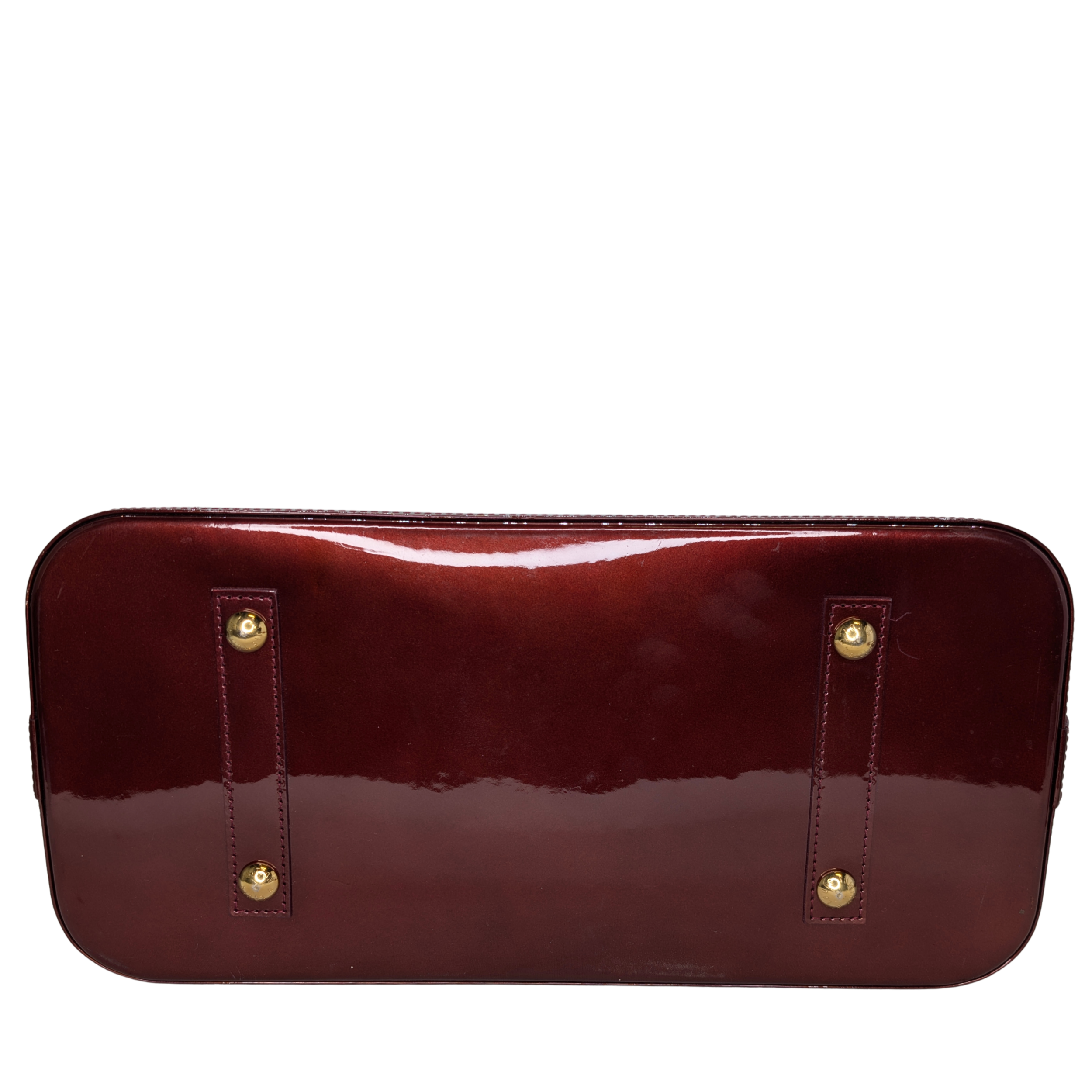 Louis Vuitton Alma GM Monogram Vernis Amarante