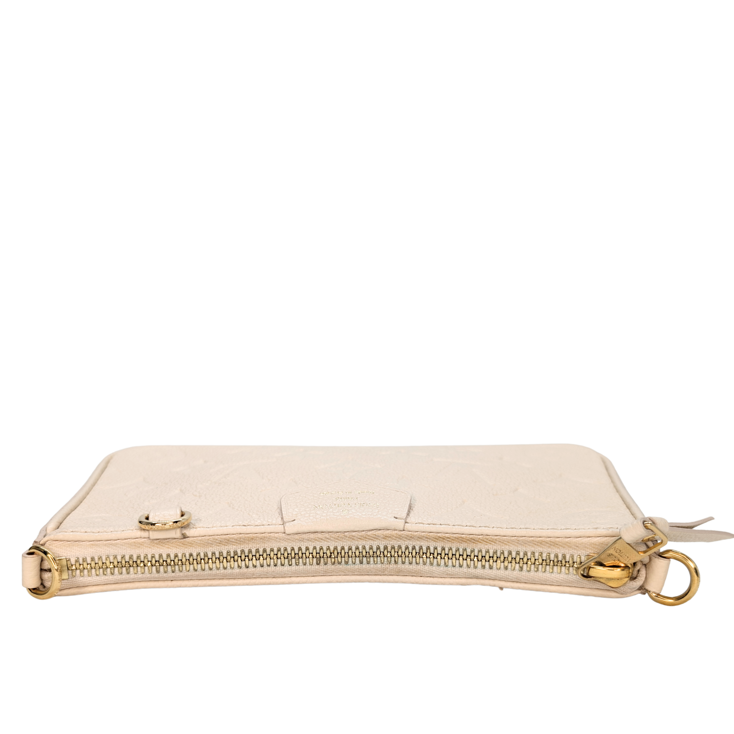 Louis Vuitton Easy Pouch On Strap Empreinte Leather White