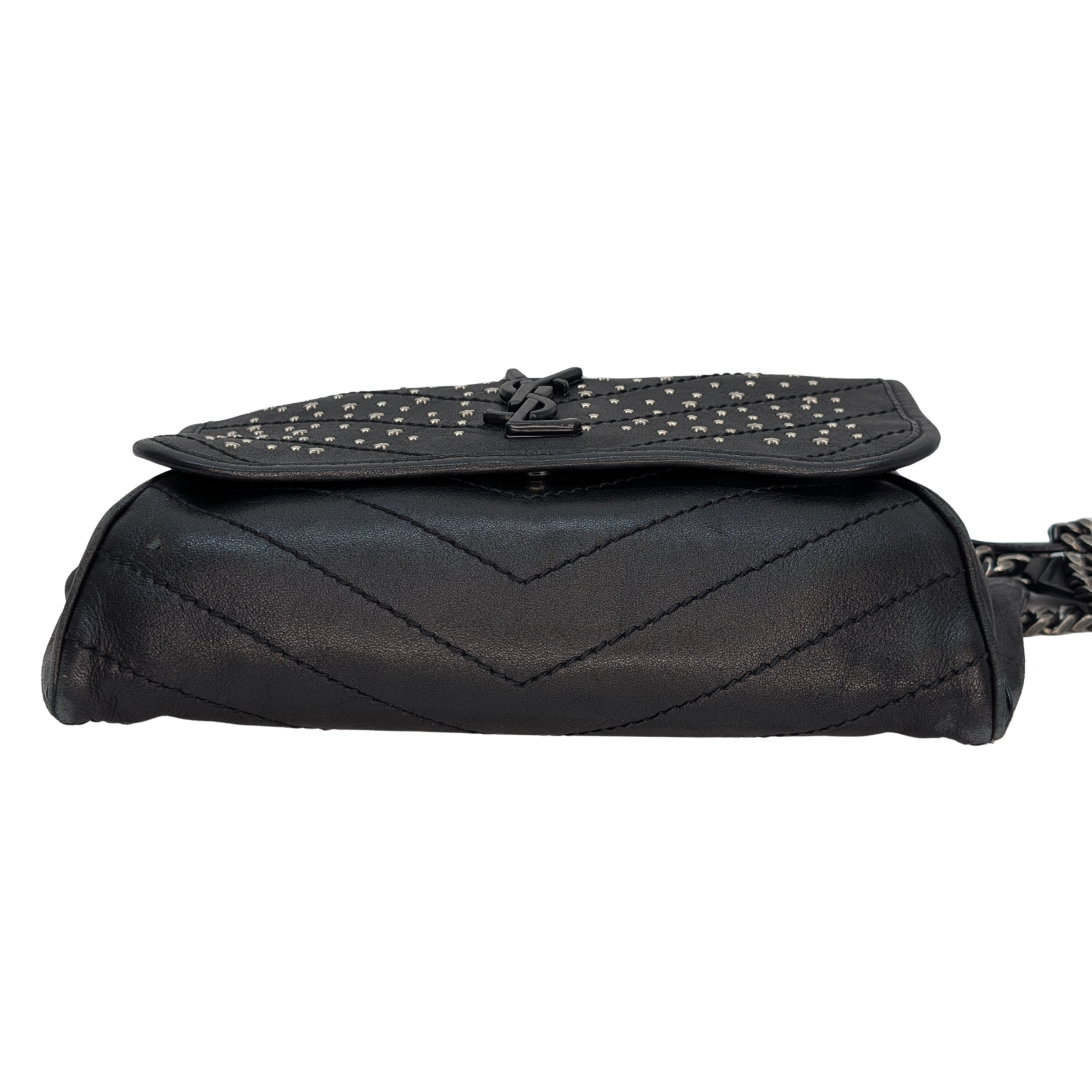 Saint Laurent Niki Stardust studded Bag Black