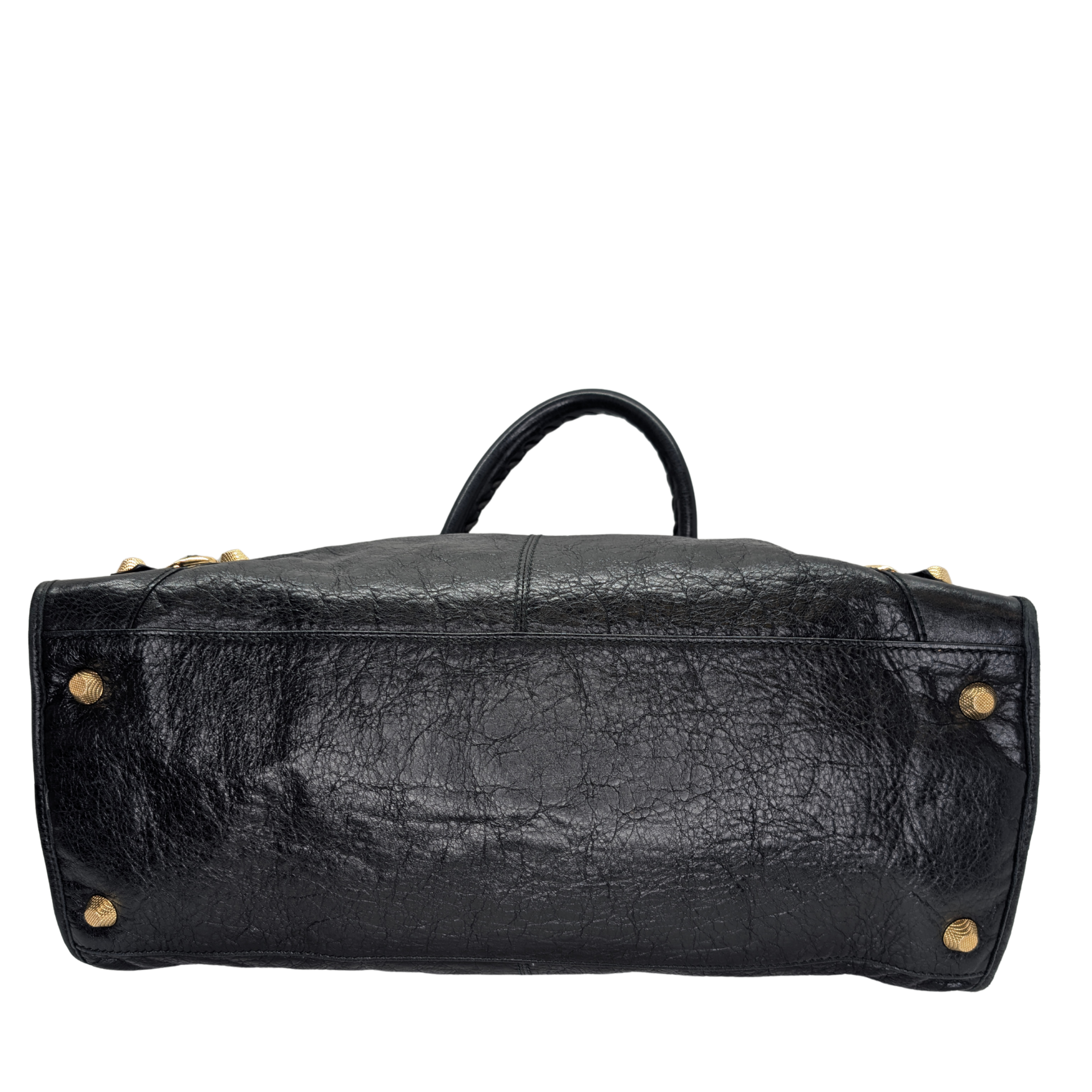 Balenciaga Le City Large Bag Gold Hardware Black