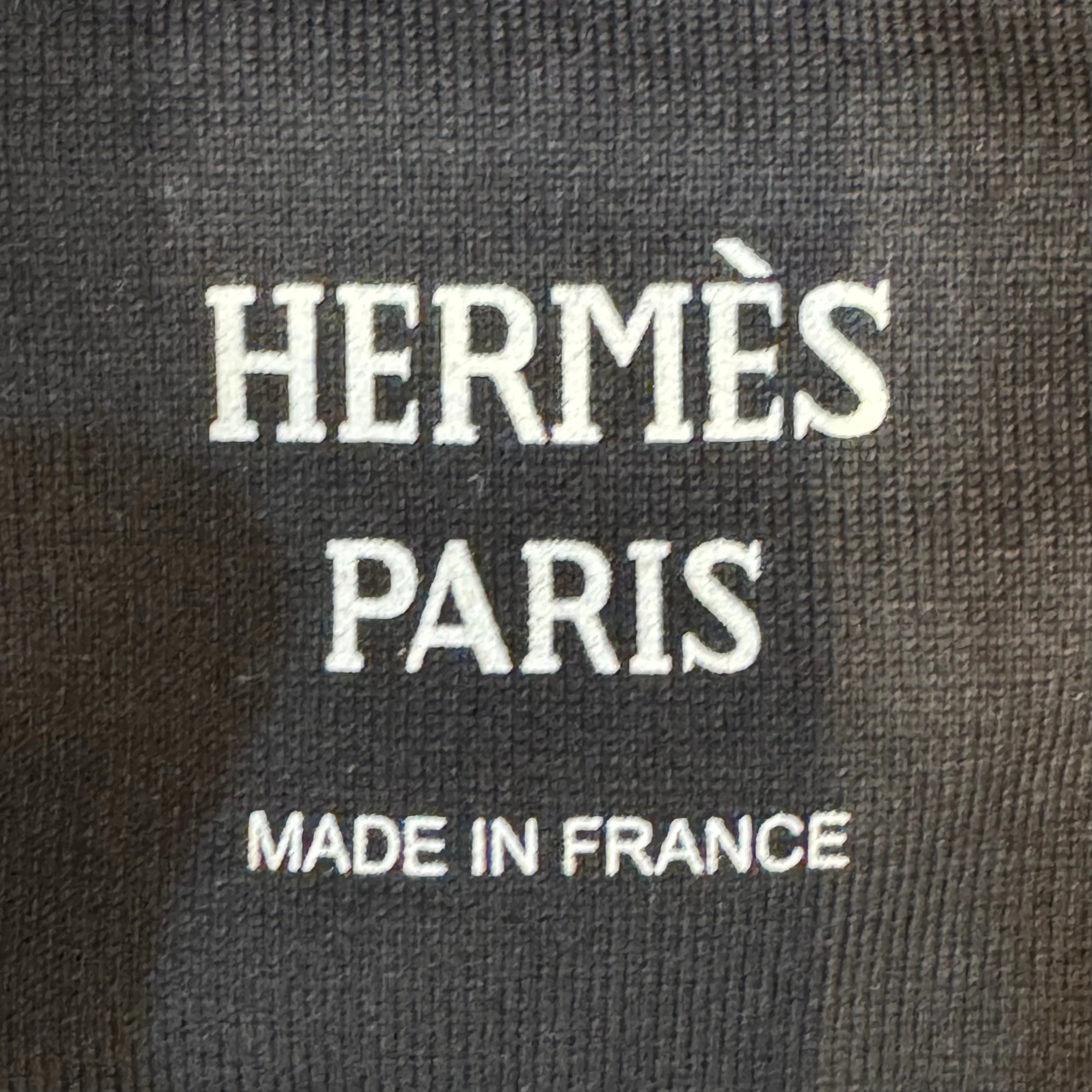 Hermes Mors Print Horsebit T shirt Women's 40 - Lost Designer