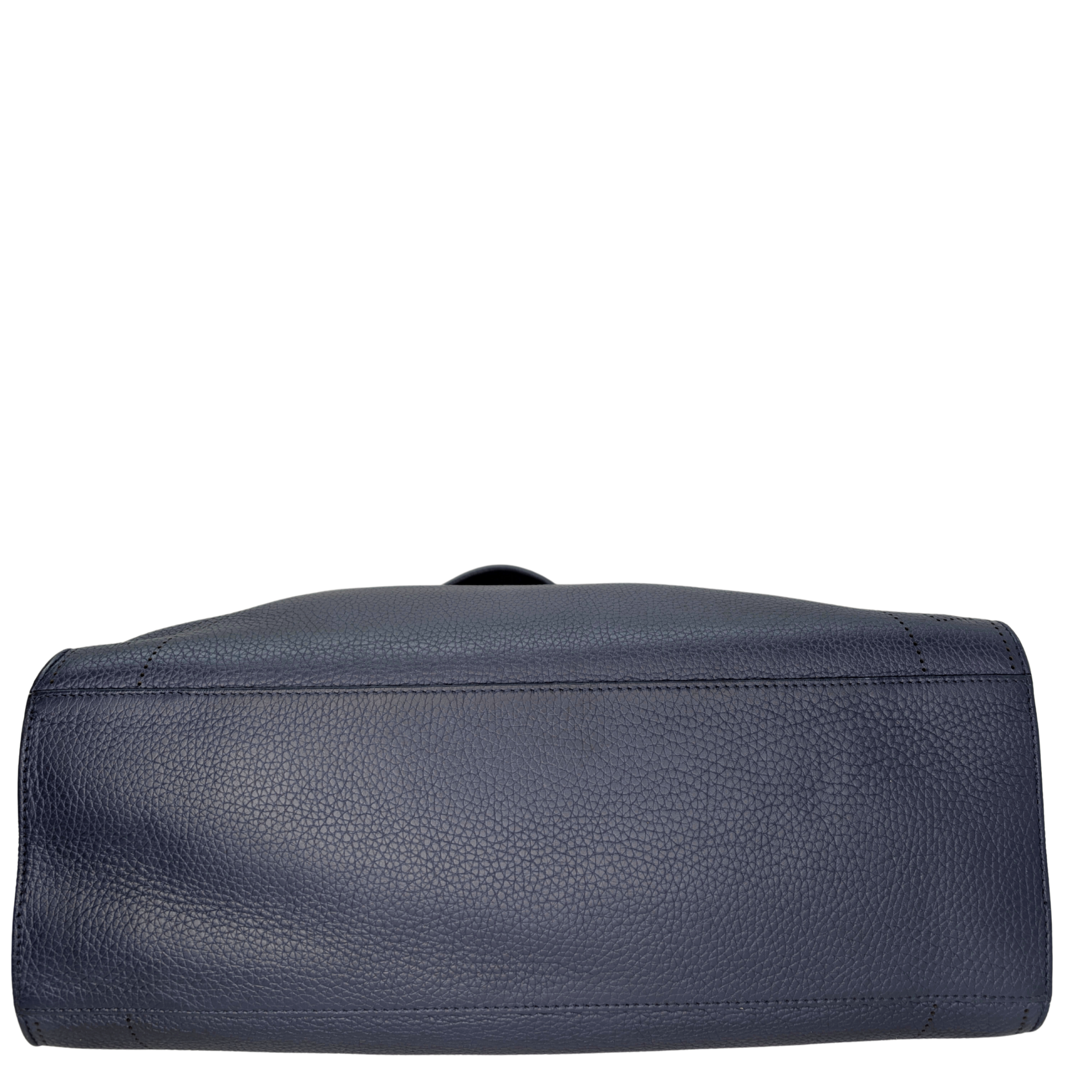 Balenciaga City Blackout Stud-Free Bag Navy