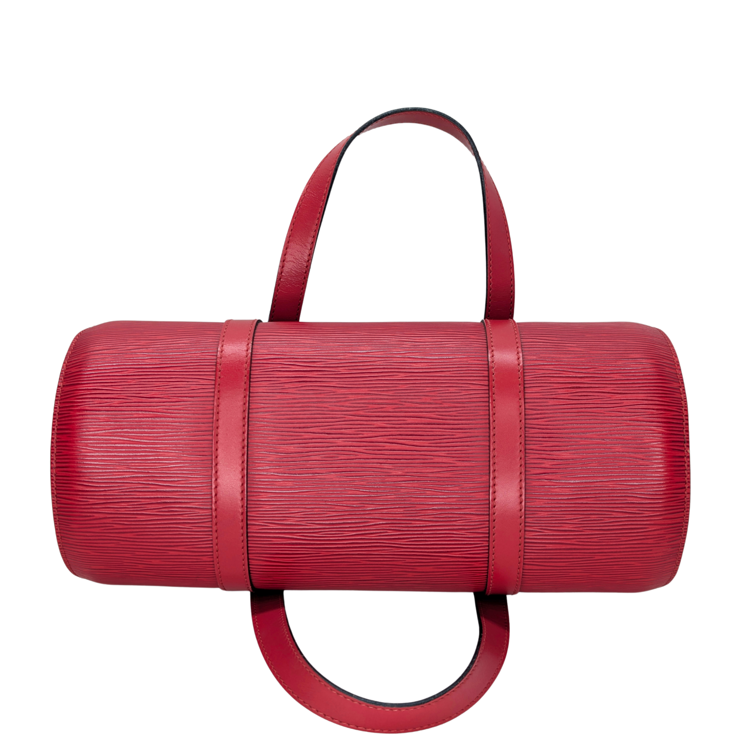 Louis Vuitton Epi Soufflot Red Handbag