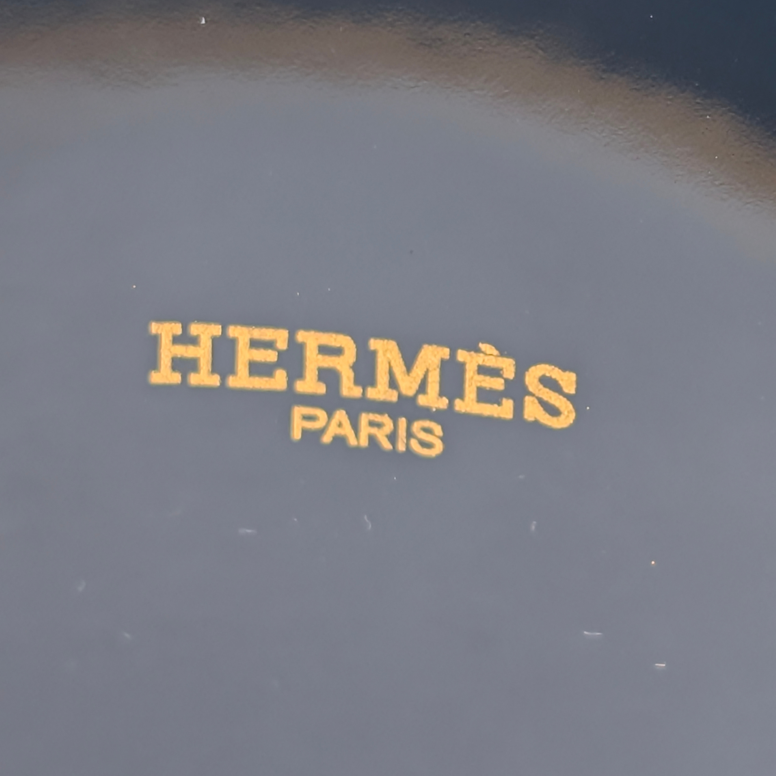 Hermès extra-wide Brazil Enamel Bangle Bracelet